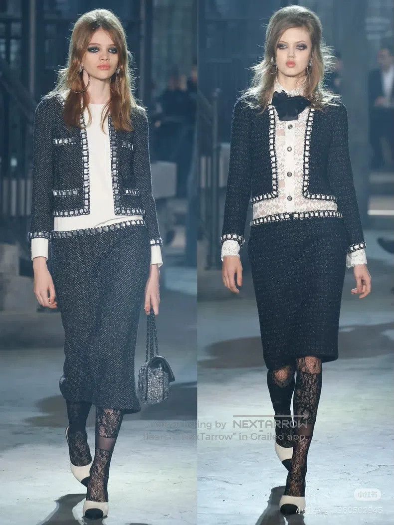 Chanel Chanel Roman Series Lace Stitching Dress Size XS / US 0-2 / IT 36-38 - 6 Thumbnail