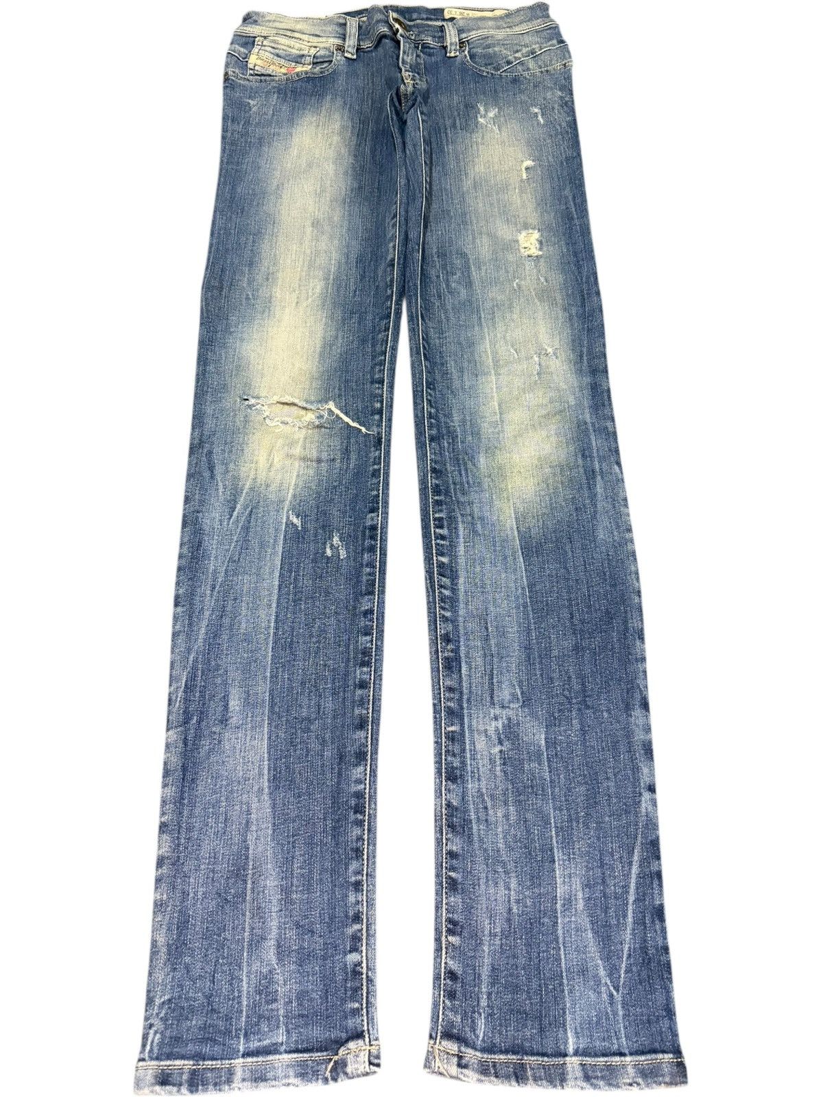 Diesel Vintage Diesel Getlegg Faded Wash Distressed Jeans Size 26" / US 2 / IT 38 - 1 Thumbnail