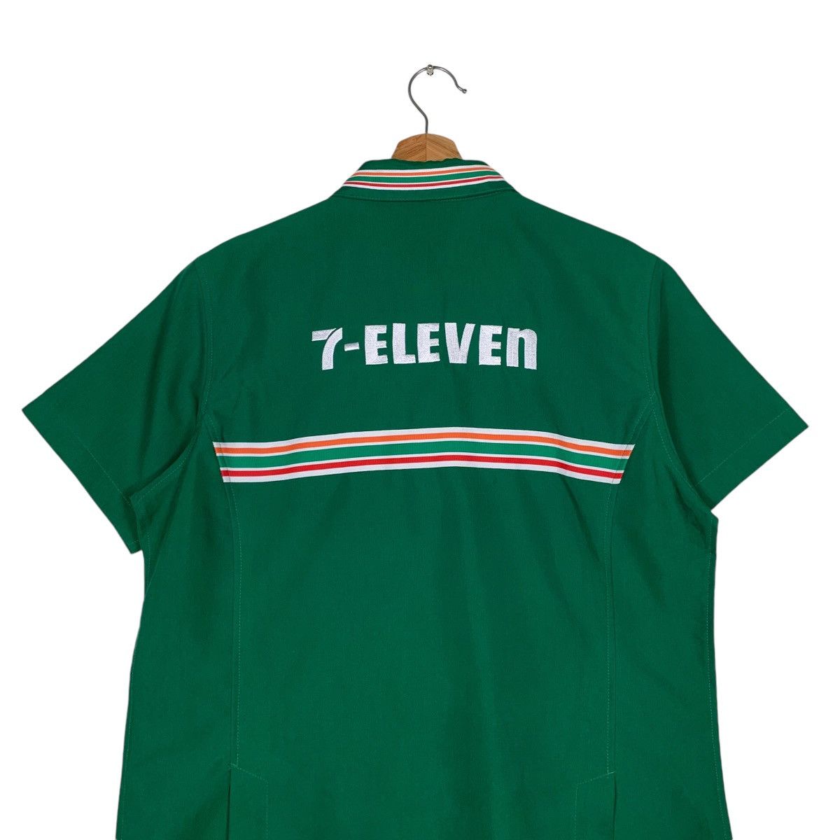 Japanese Brand Vintage 7 Eleven Japanese Worker Uniform Shirt Size US M / EU 48-50 / 2 - 8 Thumbnail