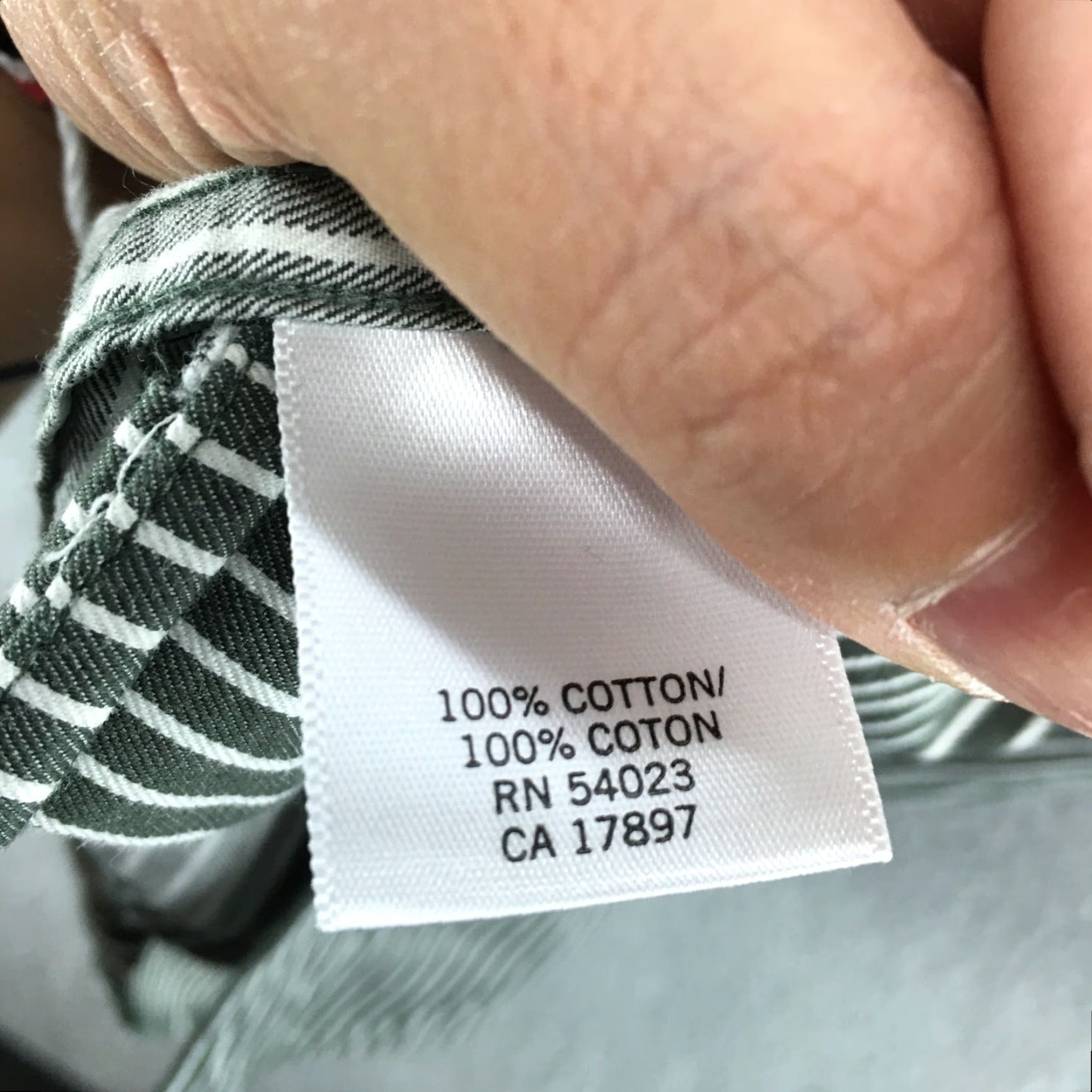 Banana Republic Banana Republic Button-Up Shirt Mens M Green Cotton Pinstripe Collared Long Sleeve Shirt Size US M / EU 48-50 / 2 - 7 Thumbnail
