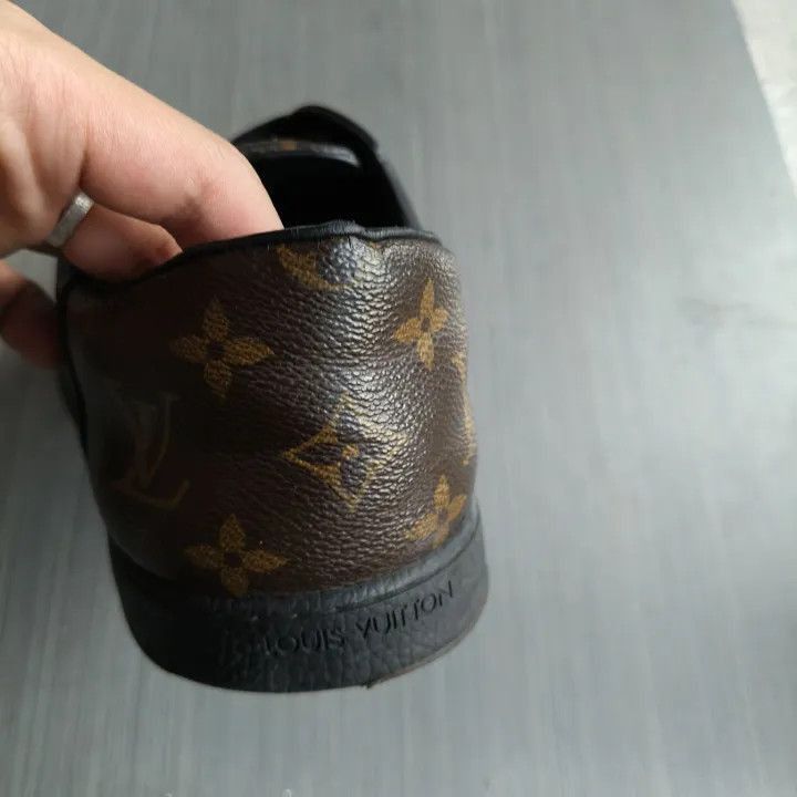 Other Louis Vuitton Black Leather Travel Sneakers -2508 Size US 9.5 / EU 42-43 - 6 Thumbnail