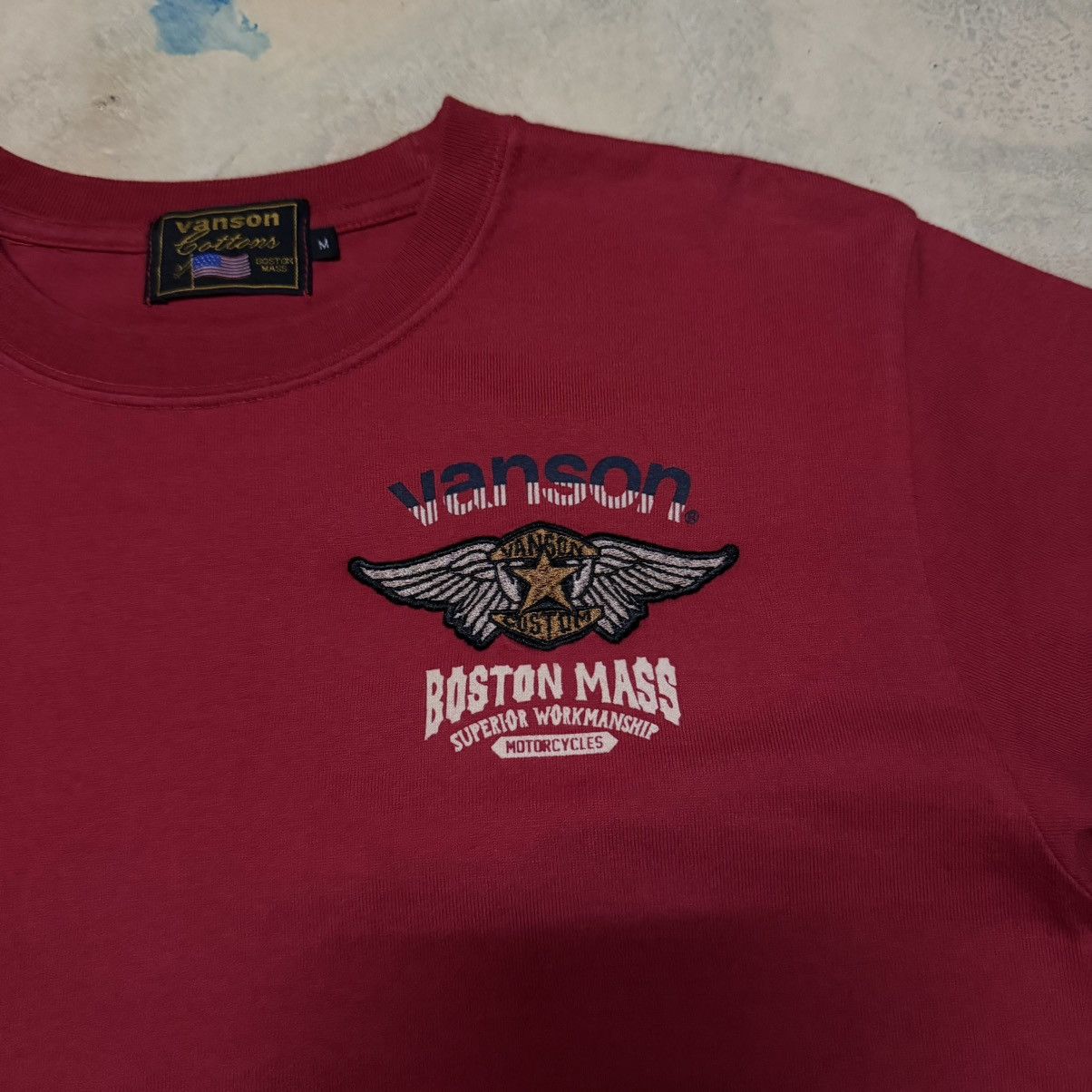 Vanson Leathers Vanson Leathers Full Patches T Shirt Size US M / EU 48-50 / 2 - 7 Thumbnail
