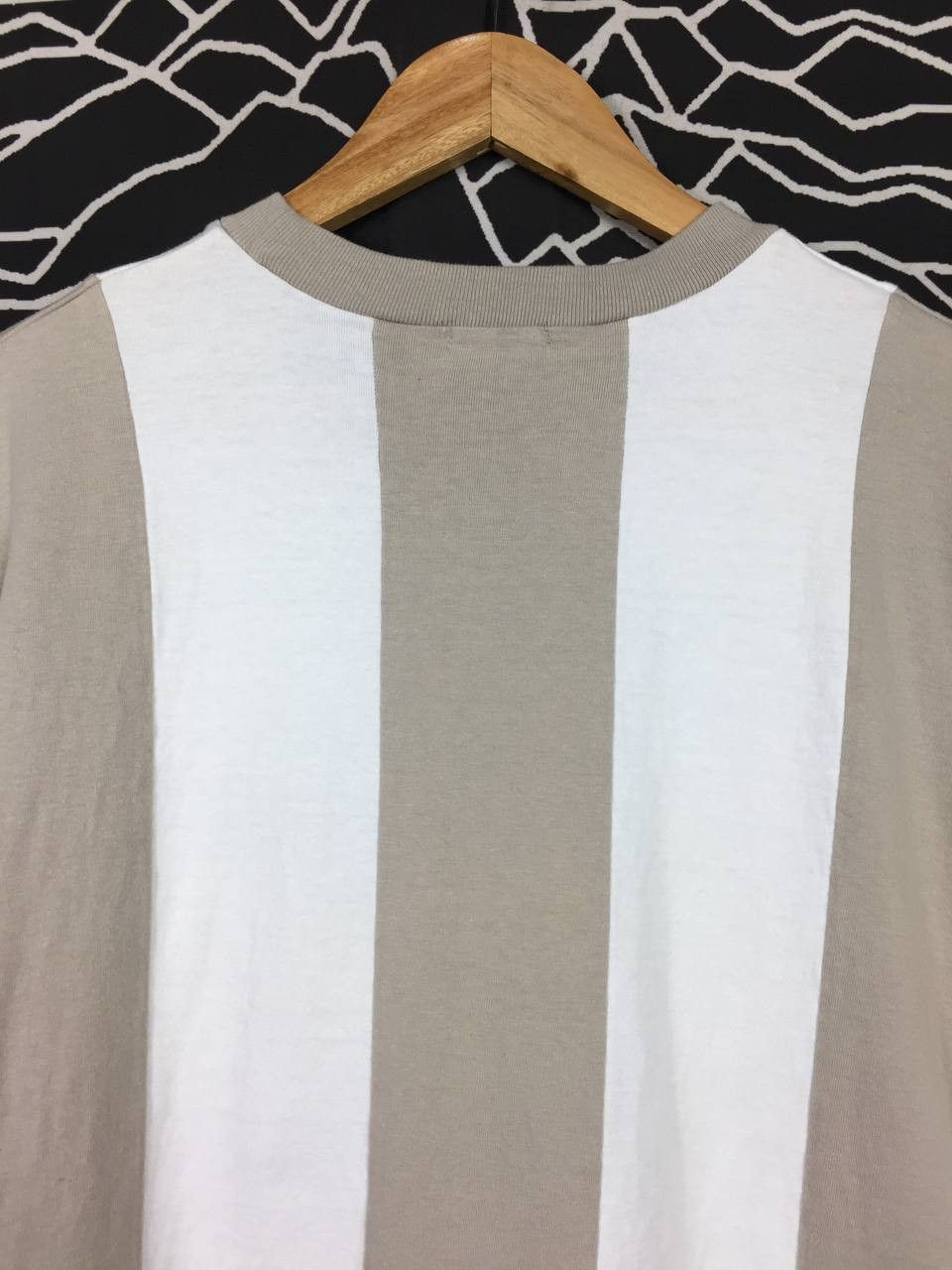 Japanese Brand × Vintage Vtg Milk Boy Japanese Brand Vertical Striped Tee Size US L / EU 52-54 / 3 - 7 Thumbnail