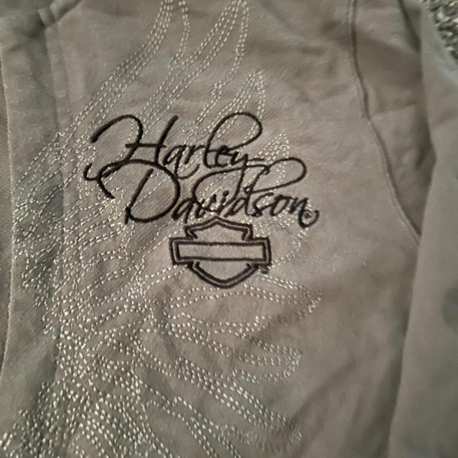 Harley Davidson Harley-Davidson Rhinestone Wing Hoodie Size L / US 10 / IT 46 - 3 Thumbnail