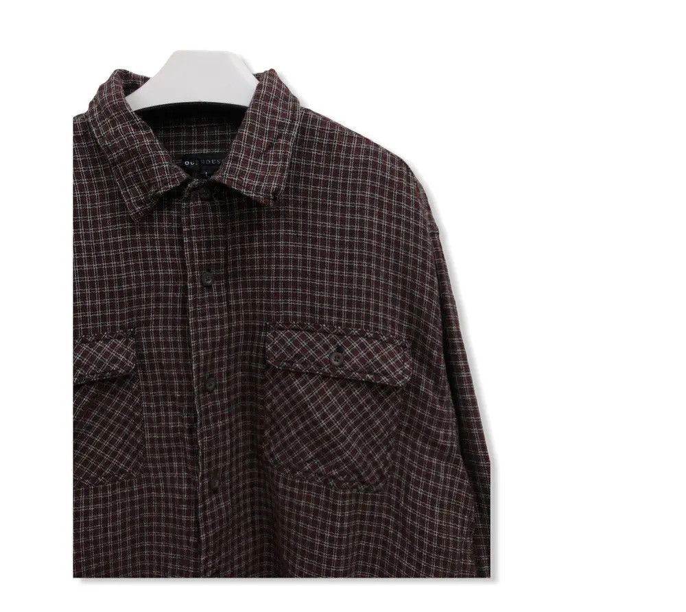 Vintage Vintage Ourhouse Flannel Shirt 👕 Size US L / EU 52-54 / 3 - 2 Thumbnail