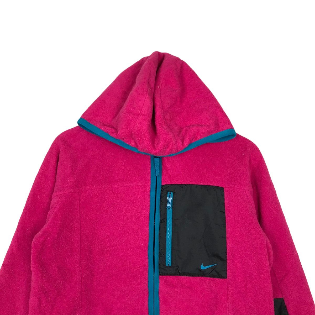 VINTAGE NIKE FLEECE JACKET RARE COLOUR STREETWEAR DESIGN