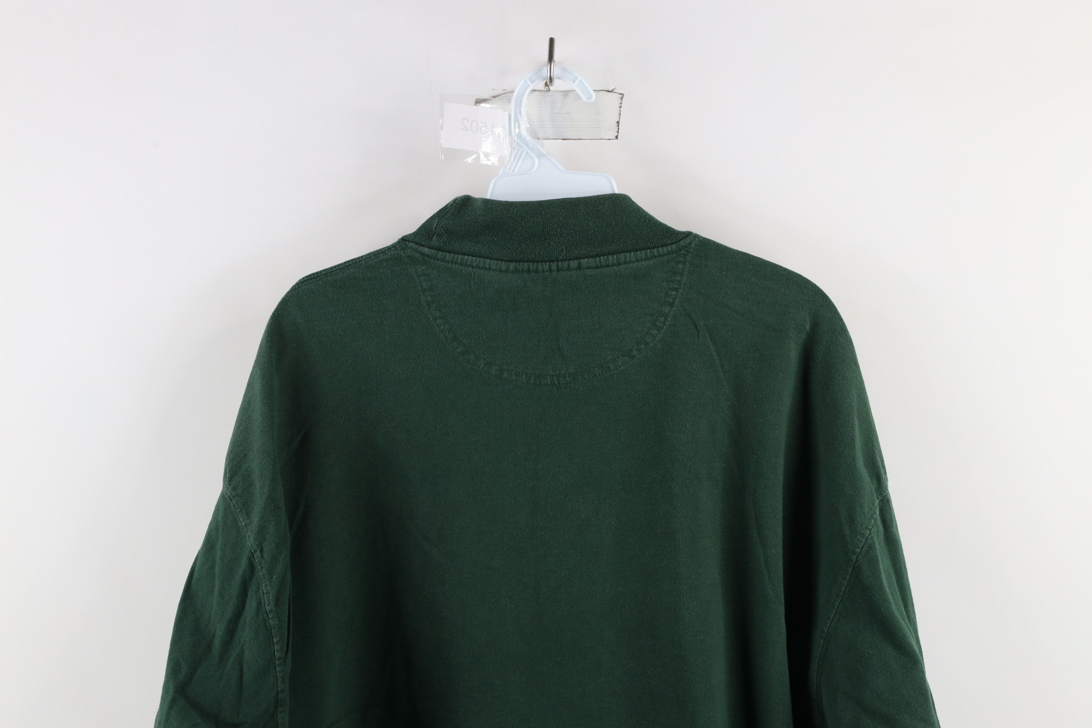 Vintage Vintage 90s Michigan State University Mock Neck T-Shirt Size US L / EU 52-54 / 3 - 9 Thumbnail