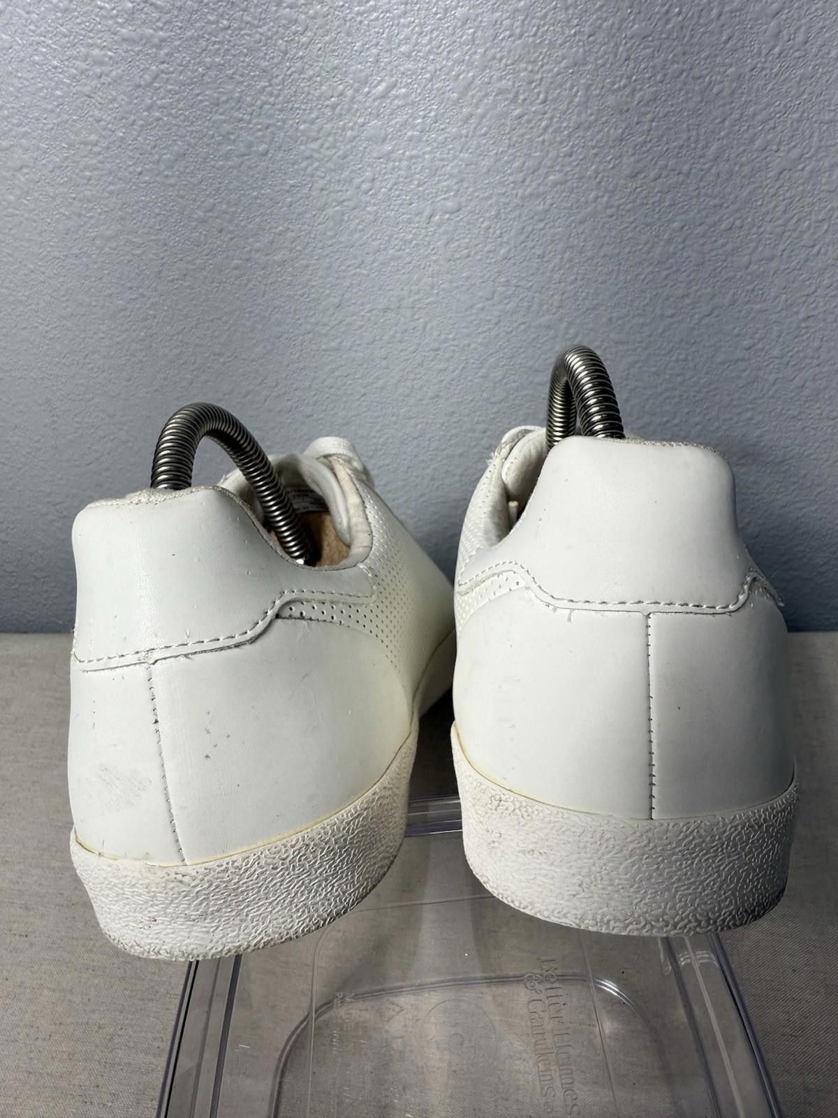 Designer Mens ZARA MAN White Leather Sneakers Shoes Sz 7.5 EU41 Size US 7.5 / EU 40-41 - 4 Thumbnail
