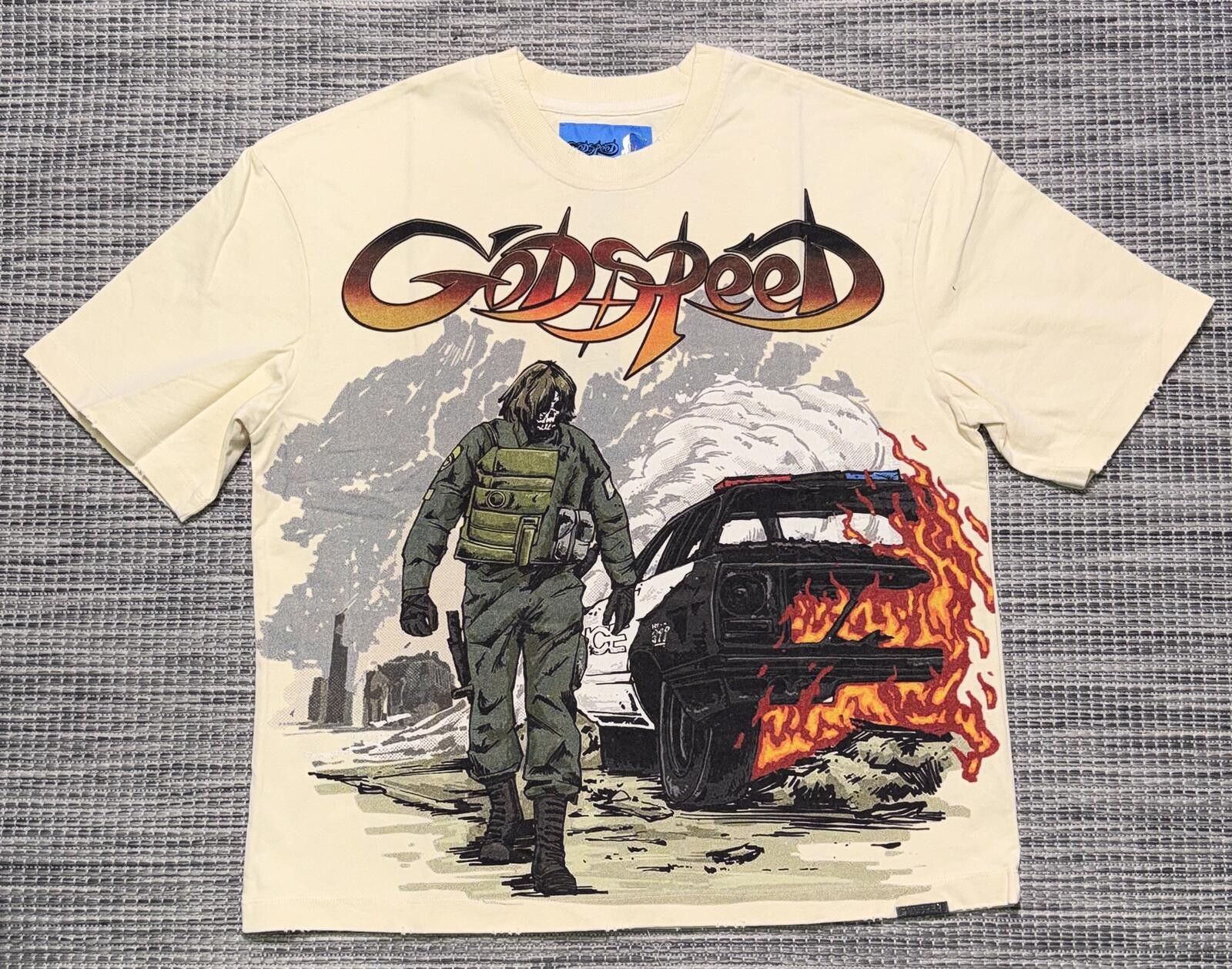 Godspeed Godspeed Khaos Tee (Bone) Size US XS / EU 42 / 0 - 1 Thumbnail
