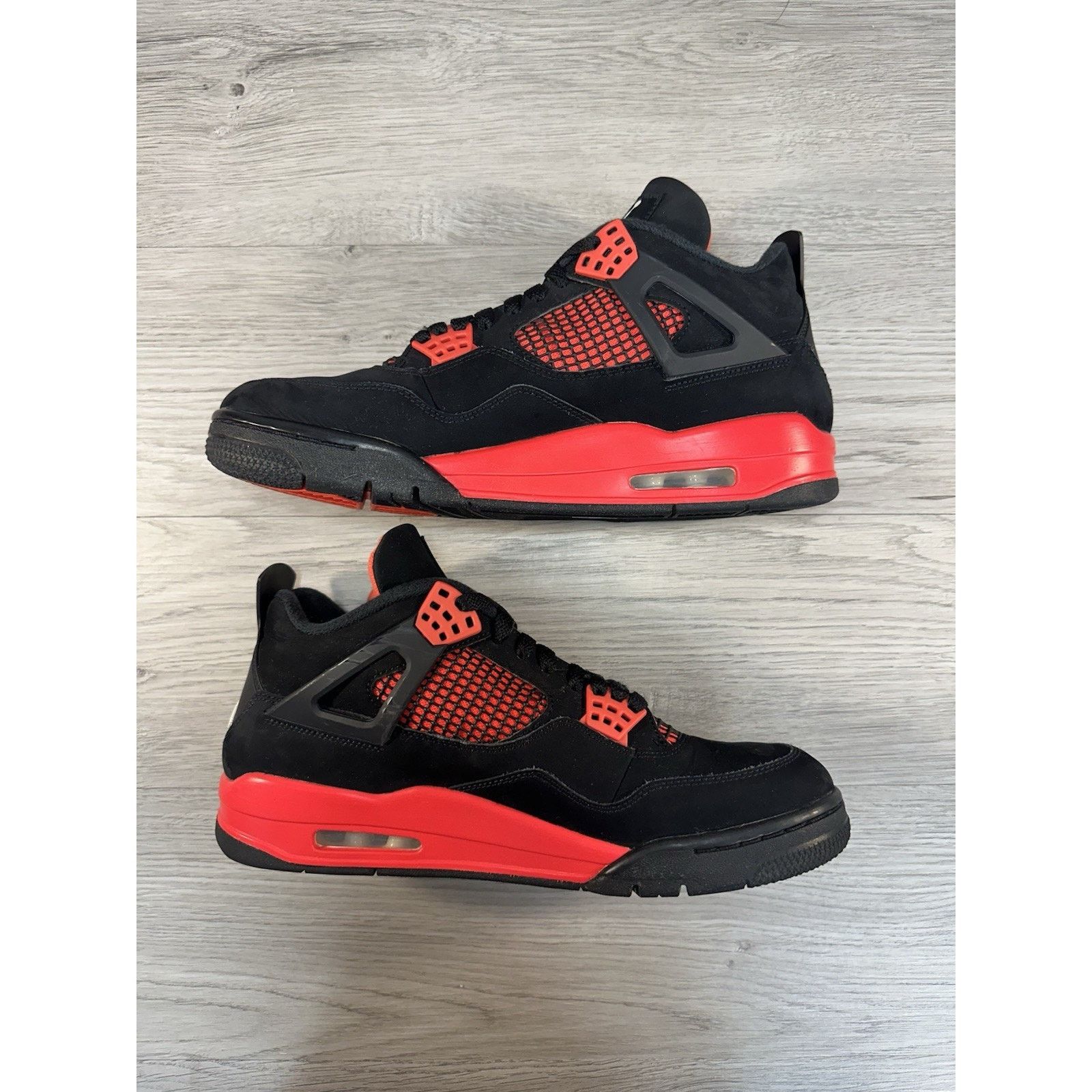 Jordan Brand Jordan 4 Retro Red Thunder - Size 10.5 Size US 10.5 / EU 43-44 - 3 Thumbnail