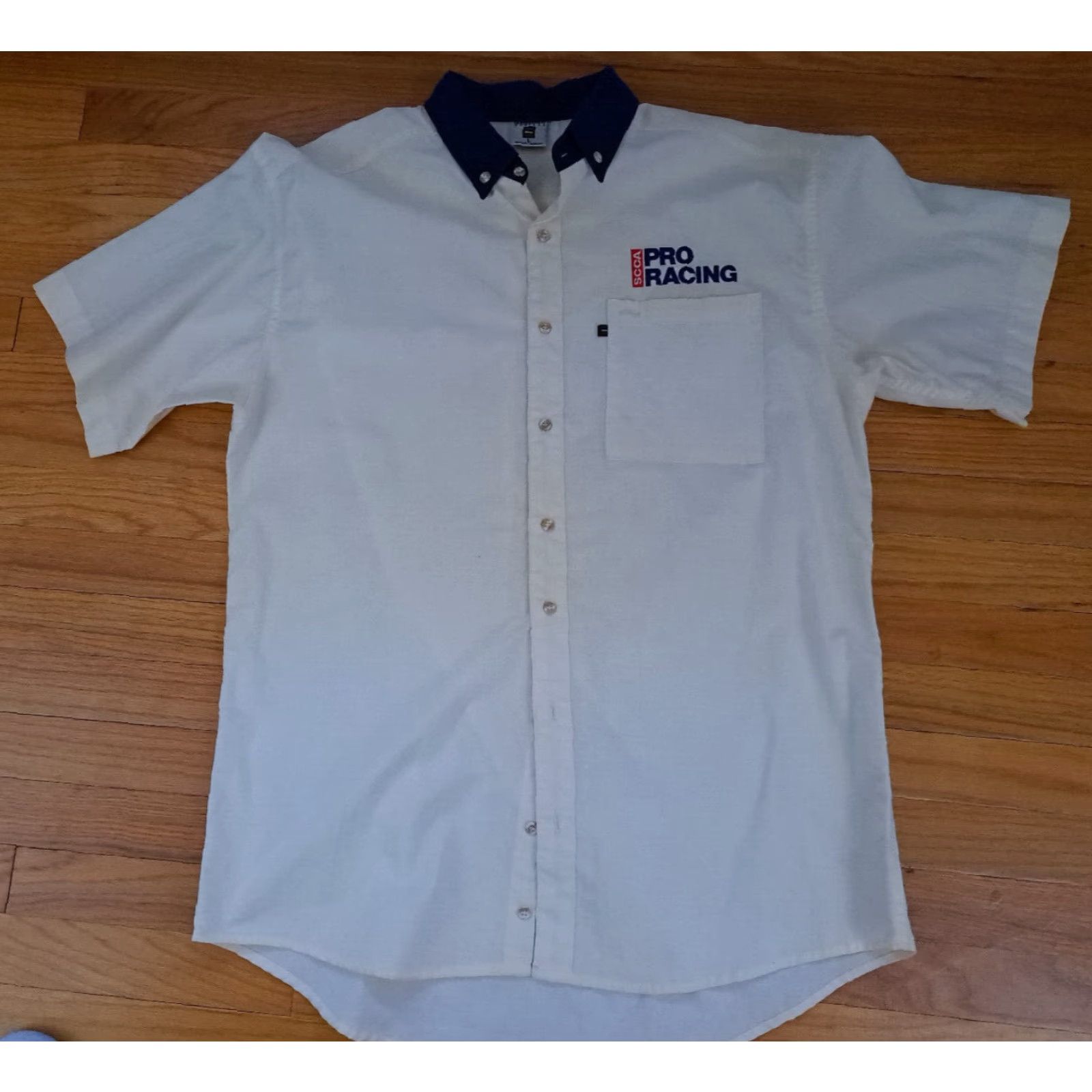 4SDESIGNS Exquisite Designs Shirt L Men Cream Cotton Embroidered USA Button-Up Short Sleeve Canvas Jacket? Size US L / EU 52-54 / 3 - 3 Thumbnail