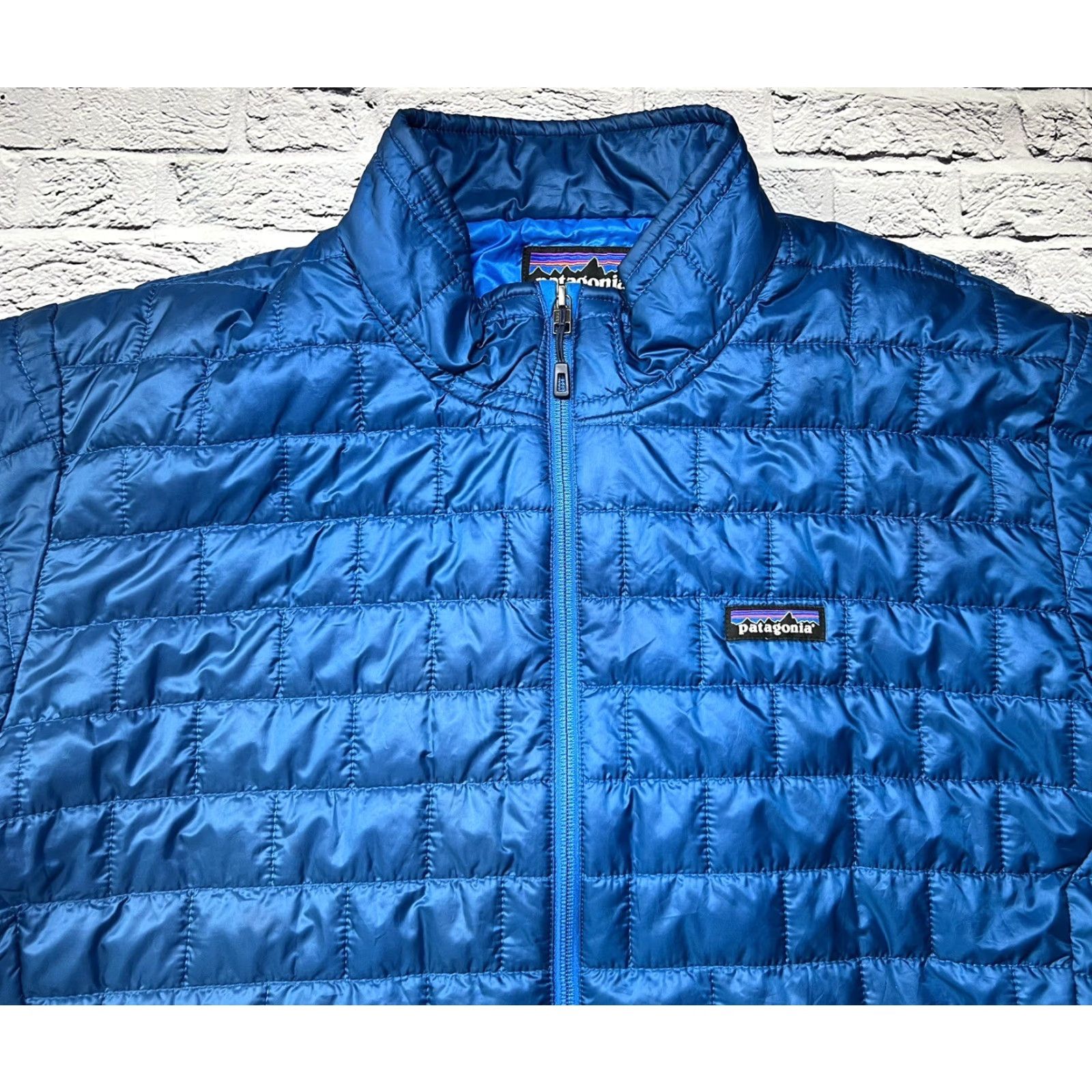 Patagonia Patagonia Nano Puff Jacket Men XXL PrimaLoft Full Zip Blue solid Long Coat/Outer Puffer Jacket Regular Fit with Logo 84212FA19 Marmot? Size US XXL / EU 58 / 5 - 2 Thumbnail