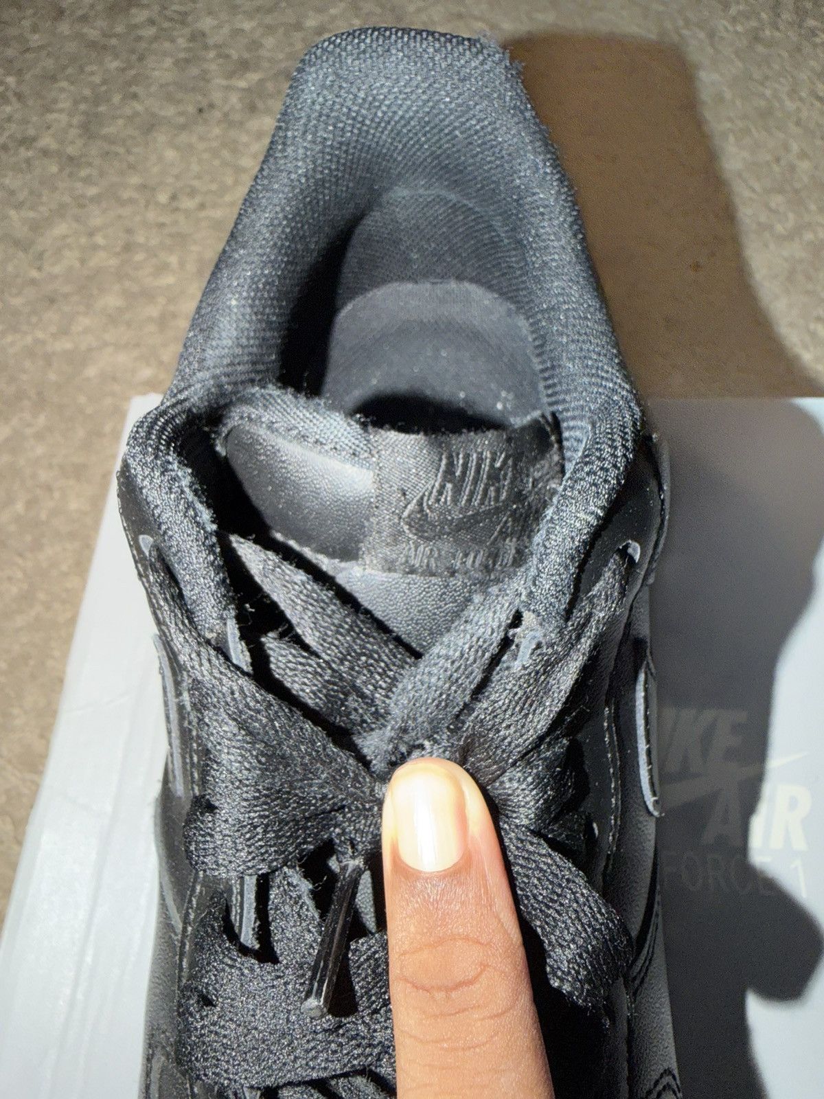 Nike Nike Air Force 1 ‘07’Triple Black’ Size US 9.5 / EU 42-43 - 5 Thumbnail