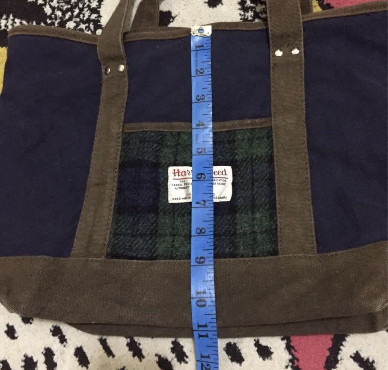 Harris Tweed Vintage Harris Tweed Tote Bag Size ONE SIZE - 4 Thumbnail