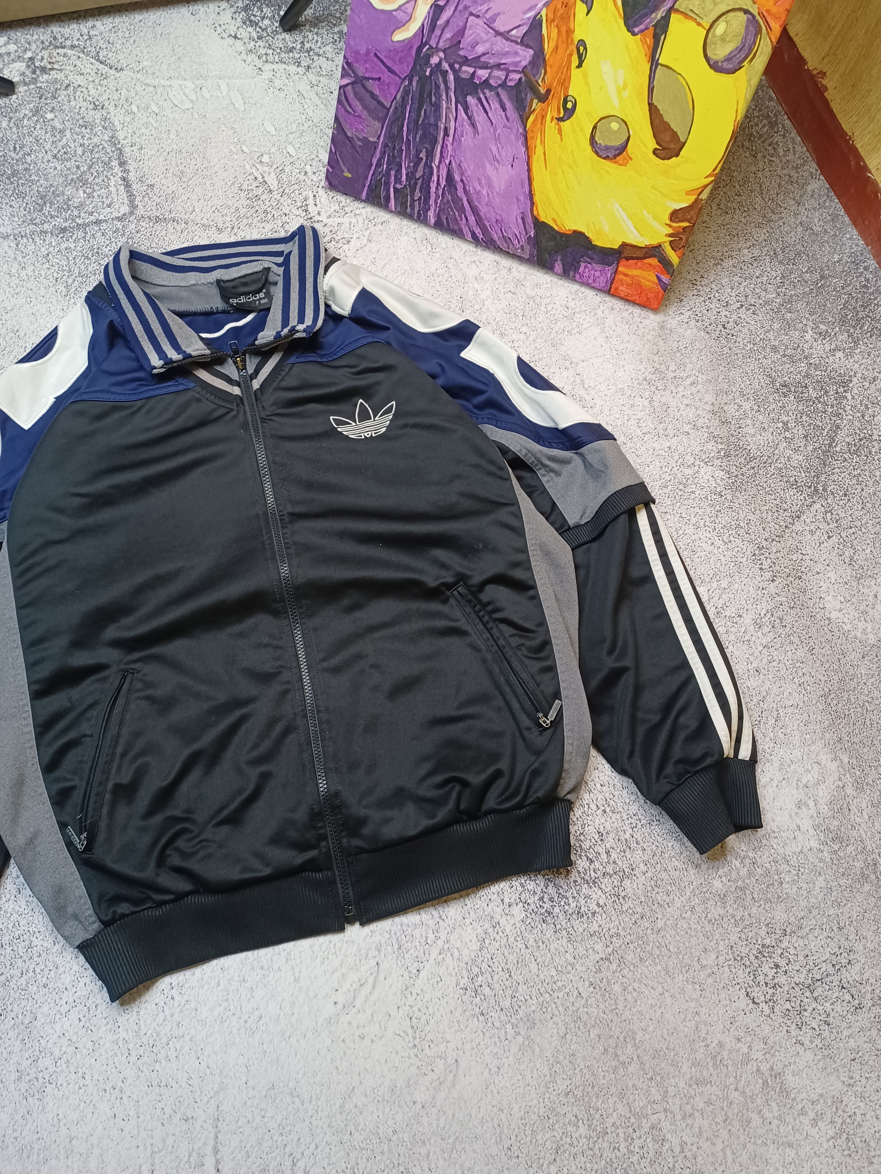 Adidas Vintage 90s Adidas Track Jacket Size US M / EU 48-50 / 2 - 2 Thumbnail