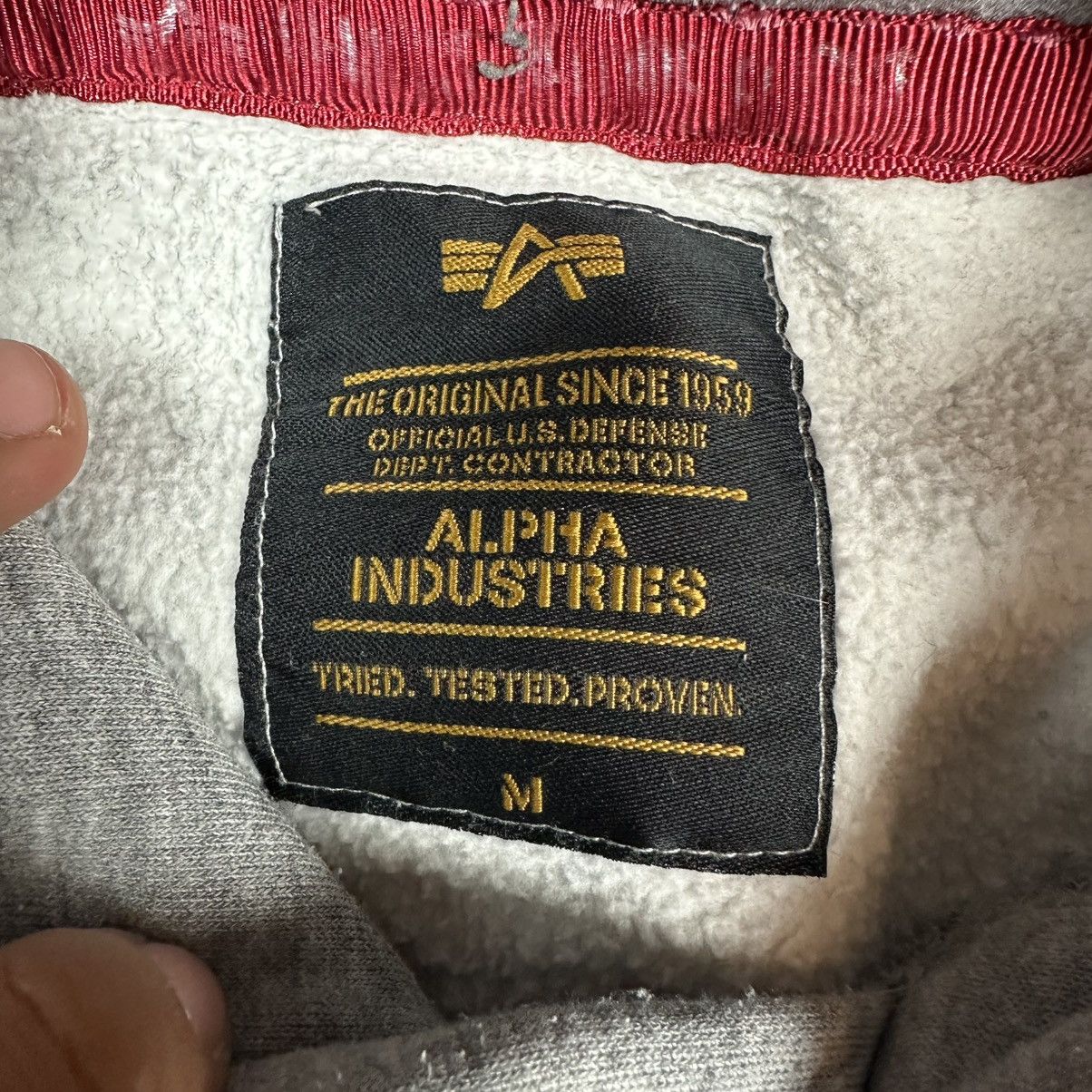 Alpha Industries Alpha Industries Nasa Hoodie Size US M / EU 48-50 / 2 - 3 Thumbnail