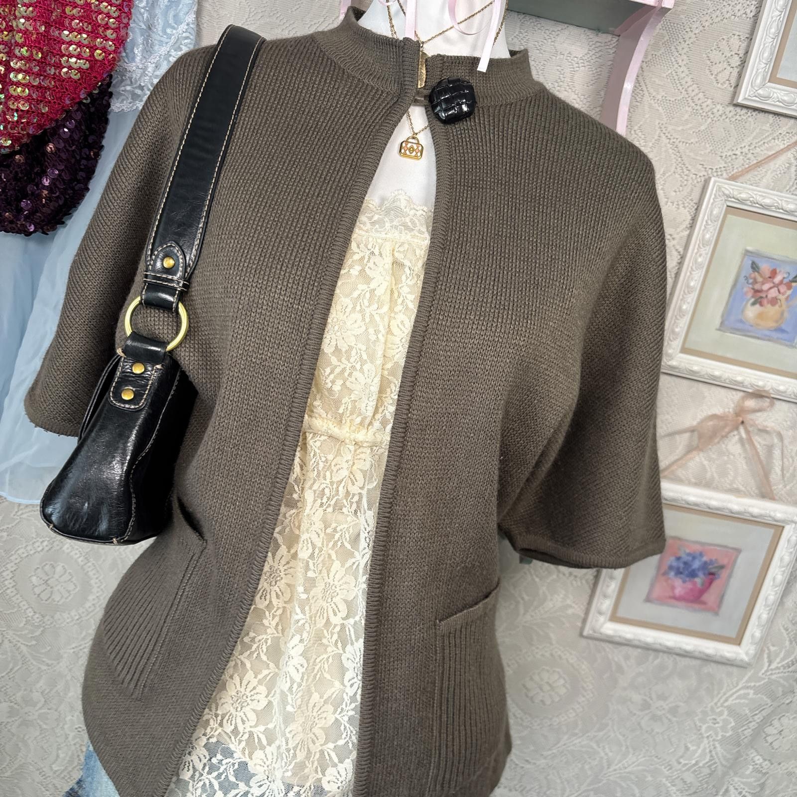 Other vintage cozy slouchy knit sweater blouse cardigan Size S / US 4 / IT 40 - 4 Thumbnail