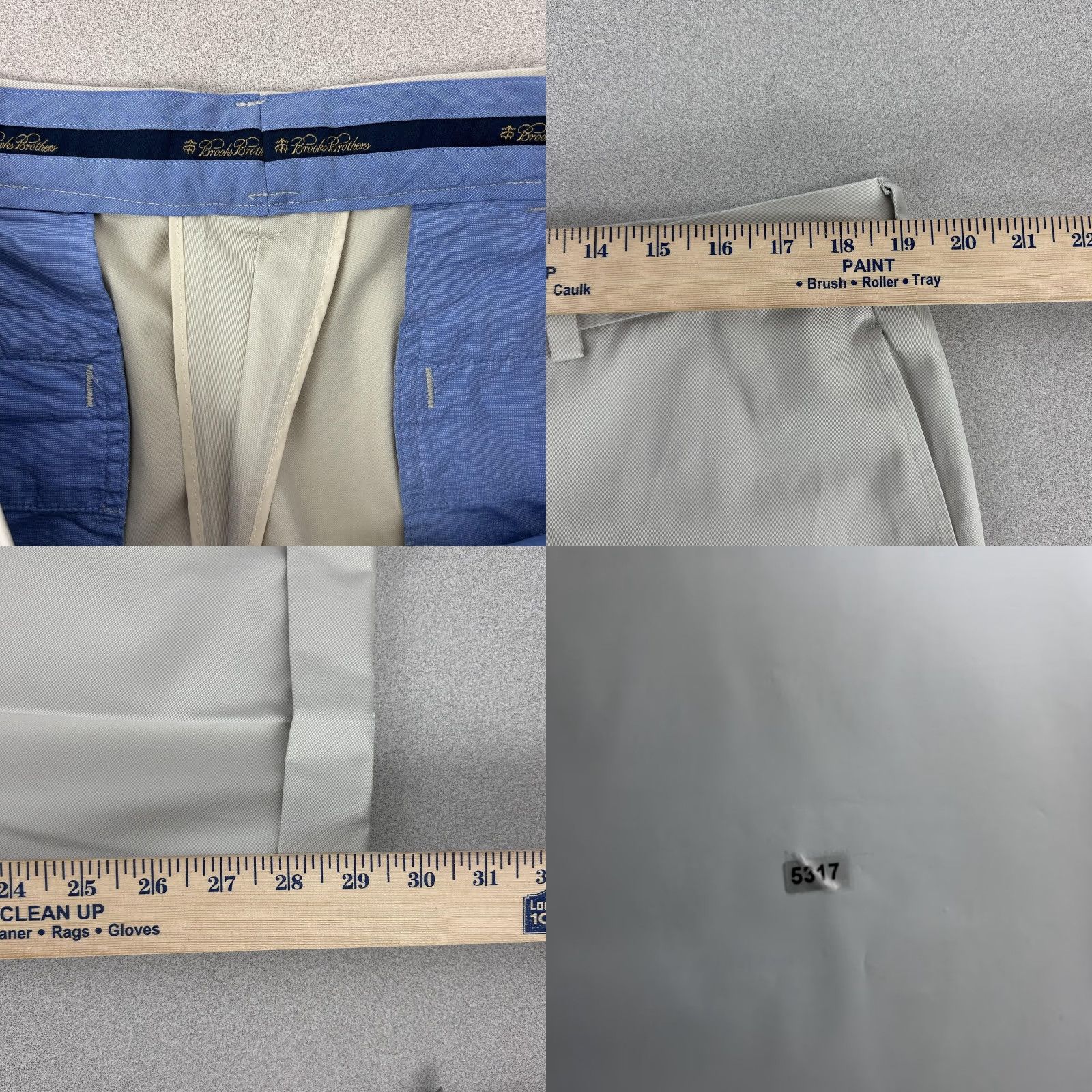 Brooks Brothers Brooks Brothers Pants Mens 38x30 Khaki Advantage Chino Clark Lightweight Cuffed Size US 38 / EU 54 - 9 Thumbnail