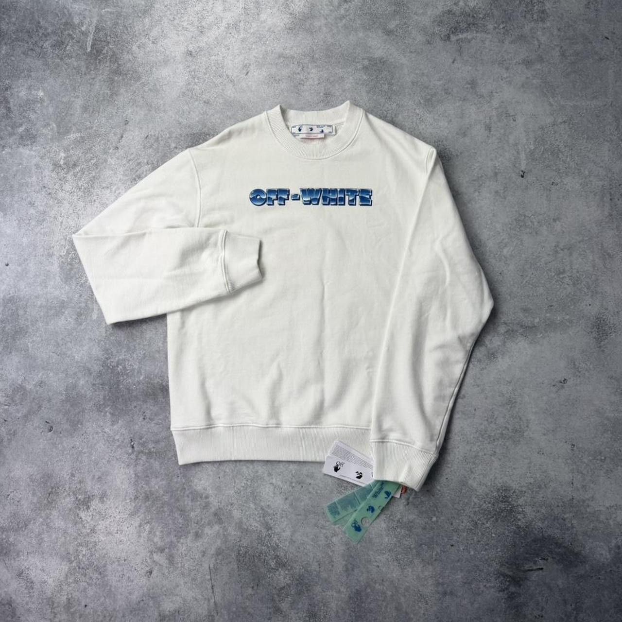 Off-White Off-white blue metal arrow white jumper Size US M / EU 48-50 / 2 - 1 Thumbnail