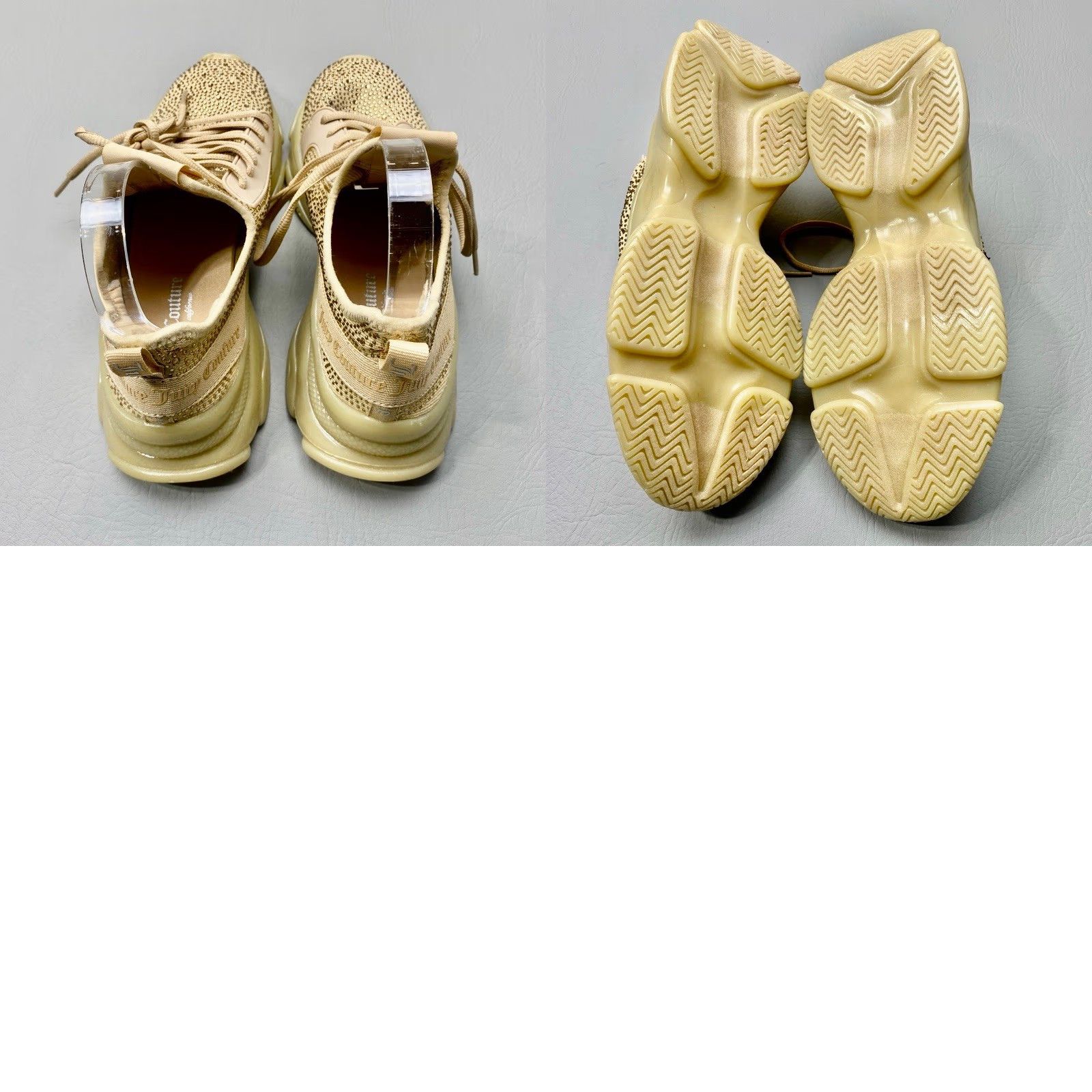 Juicy Couture Juicy Couture Adana Sneakers Womens Size 10 Natural With Rhinestones 1360 Size US 8 / IT 38 - 8 Thumbnail