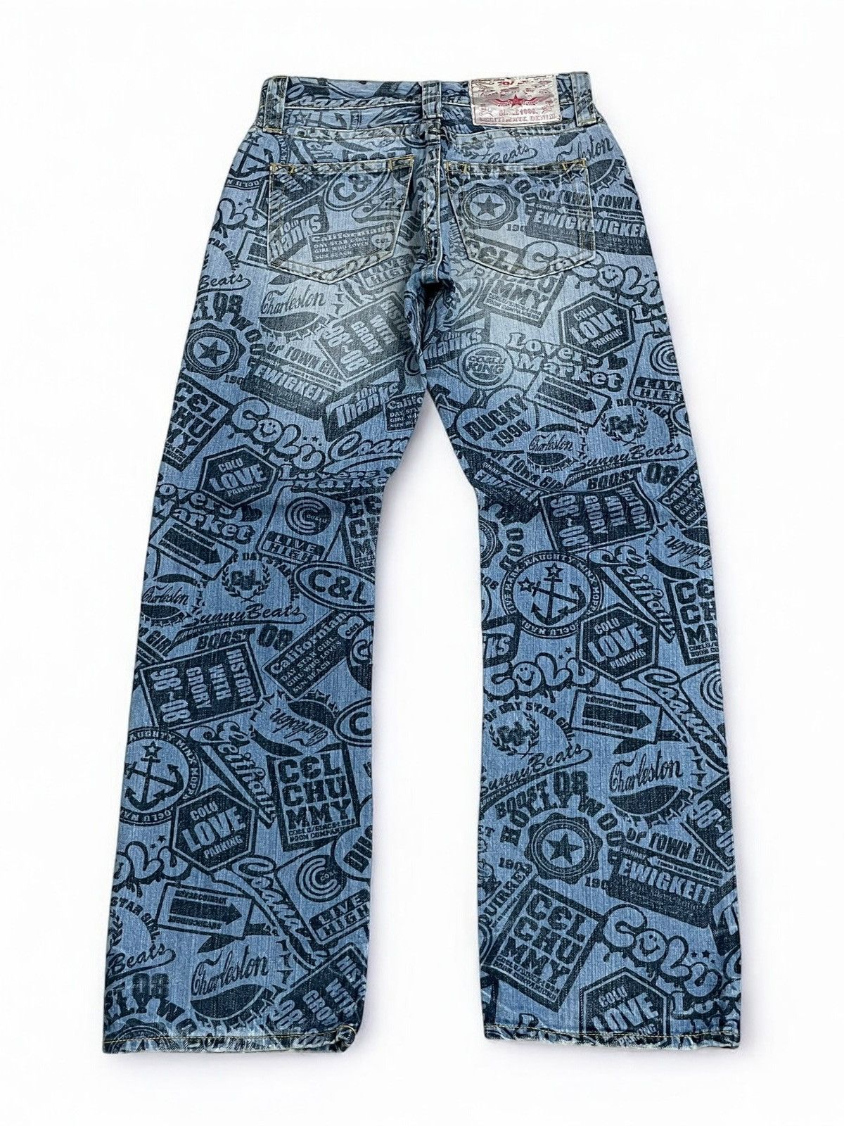 Hysteric Glamour Co Lu Full Printed Denim Hysteric Japanese Fashion Denim Size US 26 / EU 42 - 2 Thumbnail
