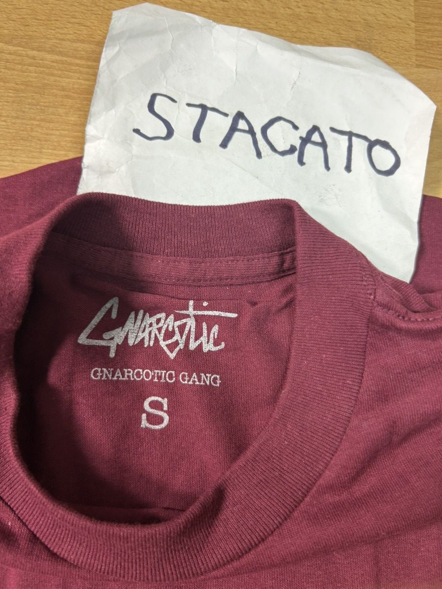Gnarcotic × Japanese Brand Gnarcotic Anime Tee Maroon Size US S / EU 44-46 / 1 - 4 Thumbnail