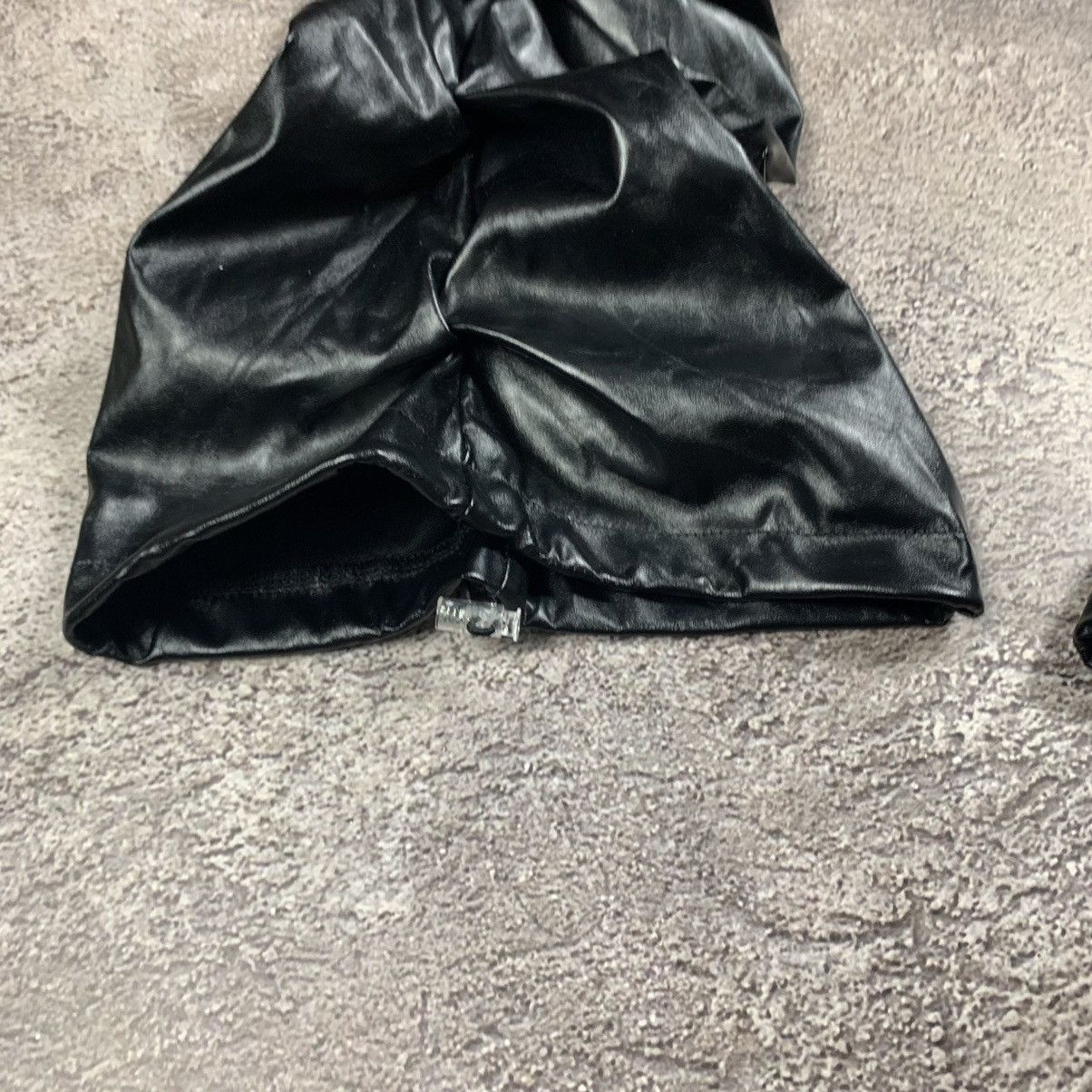 If Six Was Nine VINTAGE Y2K LEATHER STYLE PANTS FLARED SPRING JAPAN 90S Size 30" / US 8 / IT 44 - 5 Thumbnail