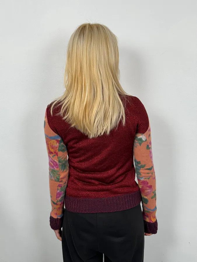 Dolce & Gabbana 1990s Dolce & Gabbana Floral Turtleneck Size S / US 4 / IT 40 - 3 Thumbnail