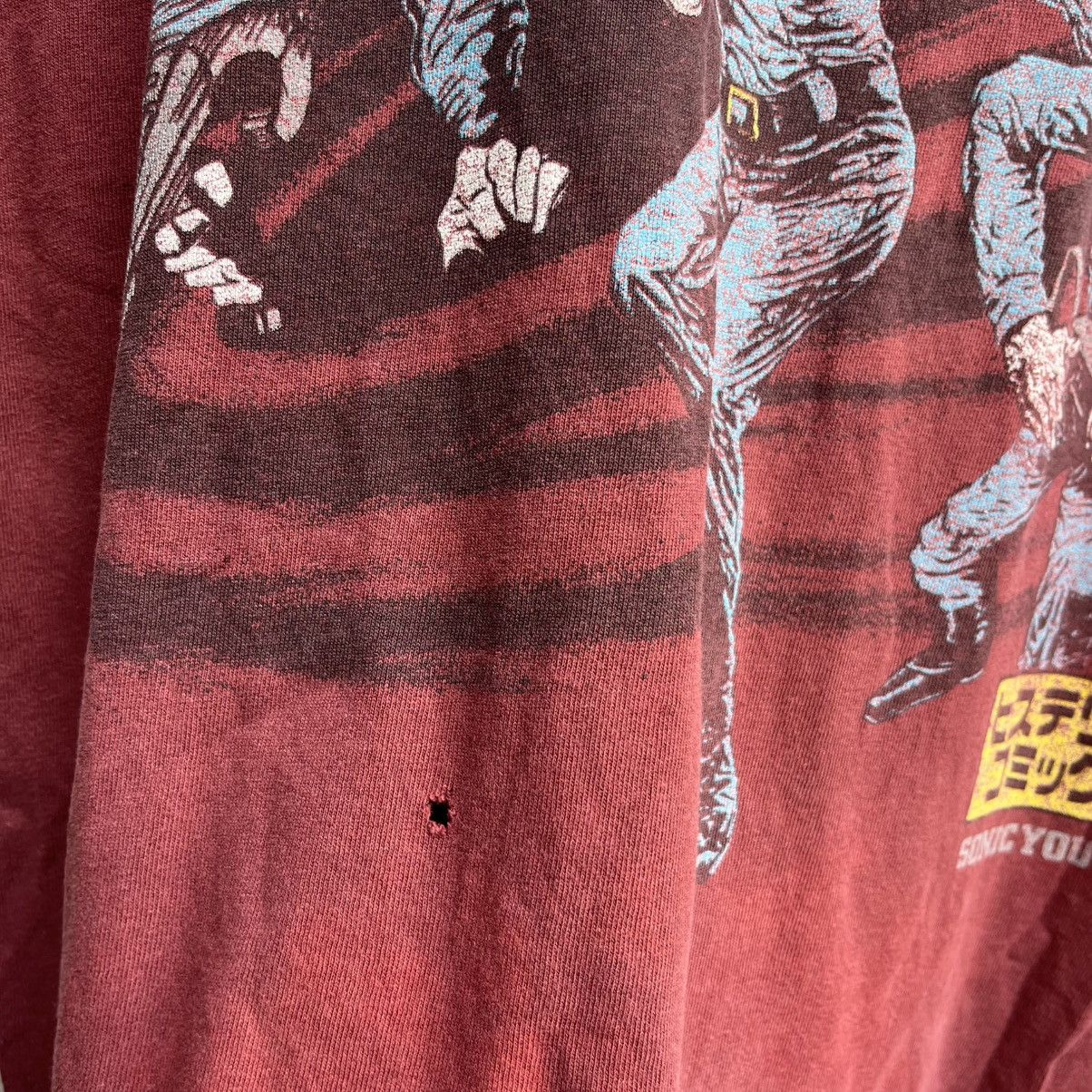 Band Tees Vintage rare 90s SONIC YOUTH band tee astronaut Size US L / EU 52-54 / 3 - 5 Thumbnail