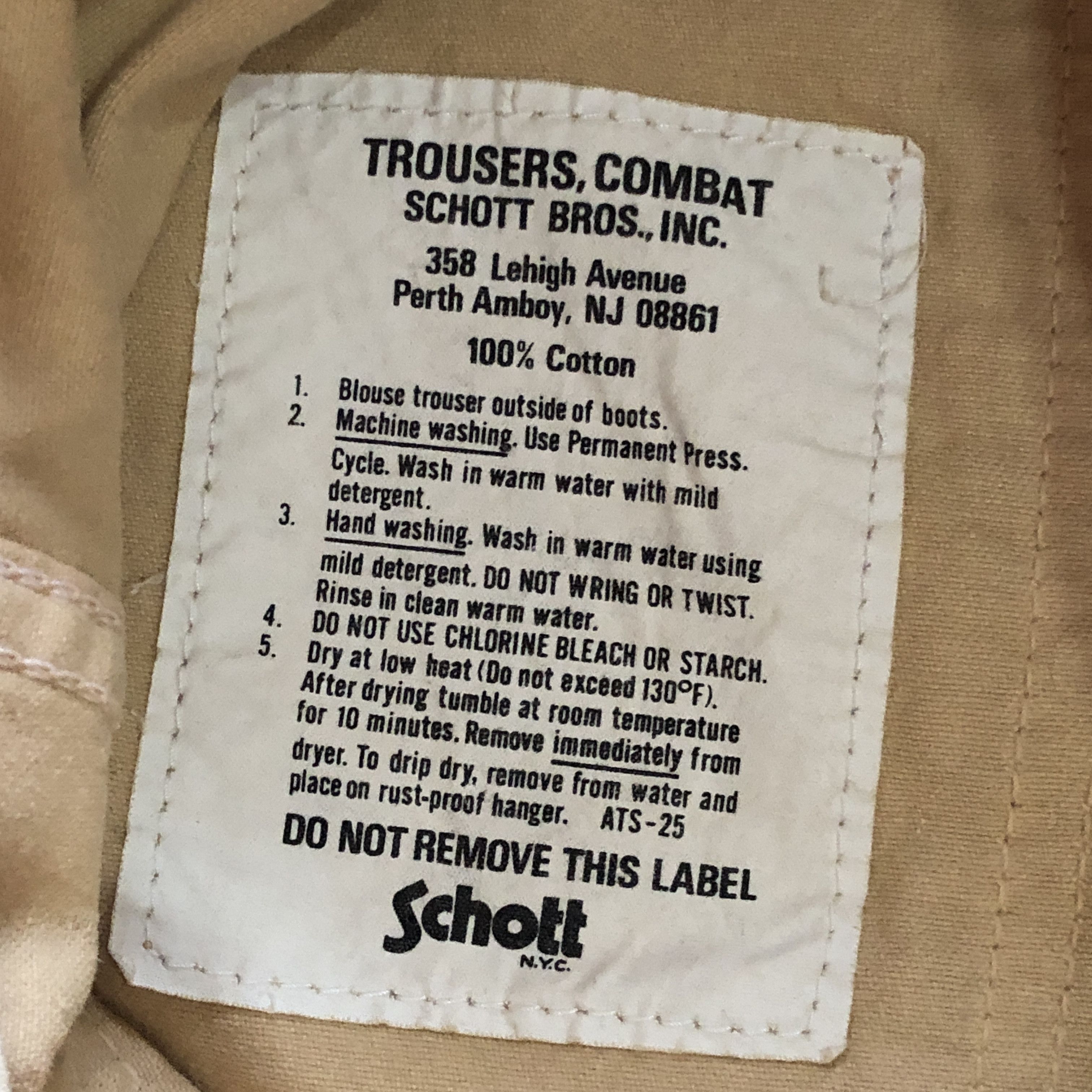 Schott Schott Military Multi Pocket Cargo Trousers Combat Pants Size US 30 / EU 46 - 8 Thumbnail