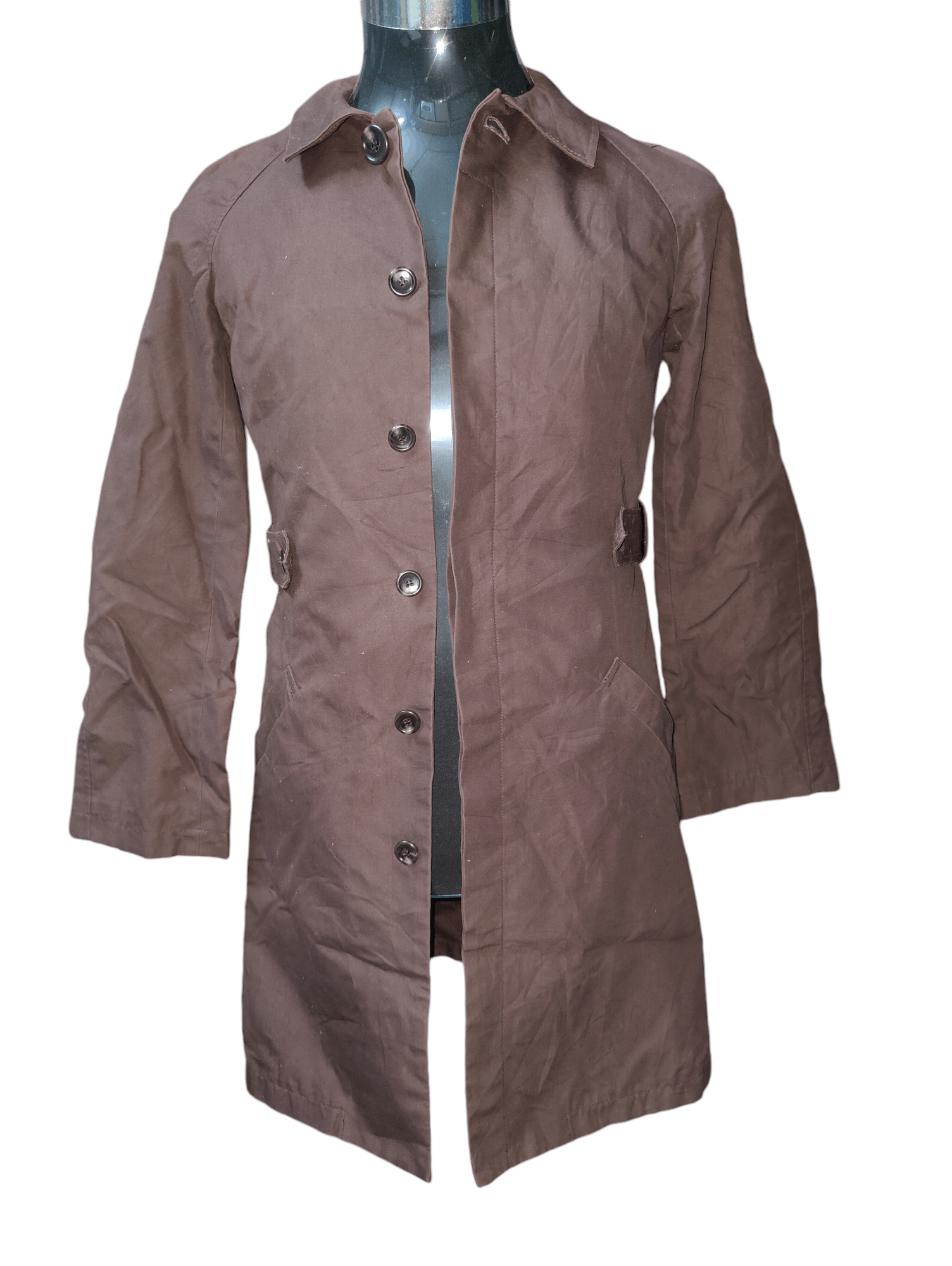 Designer × Issey Miyake × Japanese Brand I.S Sunao Kuwahara Trench Coat Issey Miyake FashionDesigner Size S / US 4 / IT 40 - 1 Thumbnail