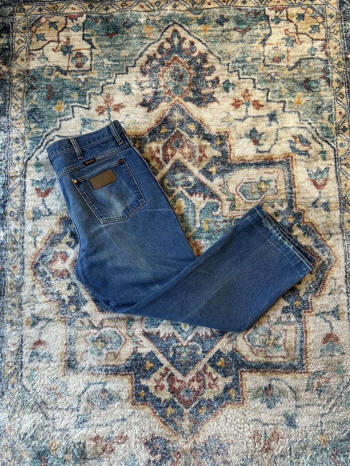 Wrangler Wrangler Blue Denim Size 35 Size US 35 - 1 Thumbnail