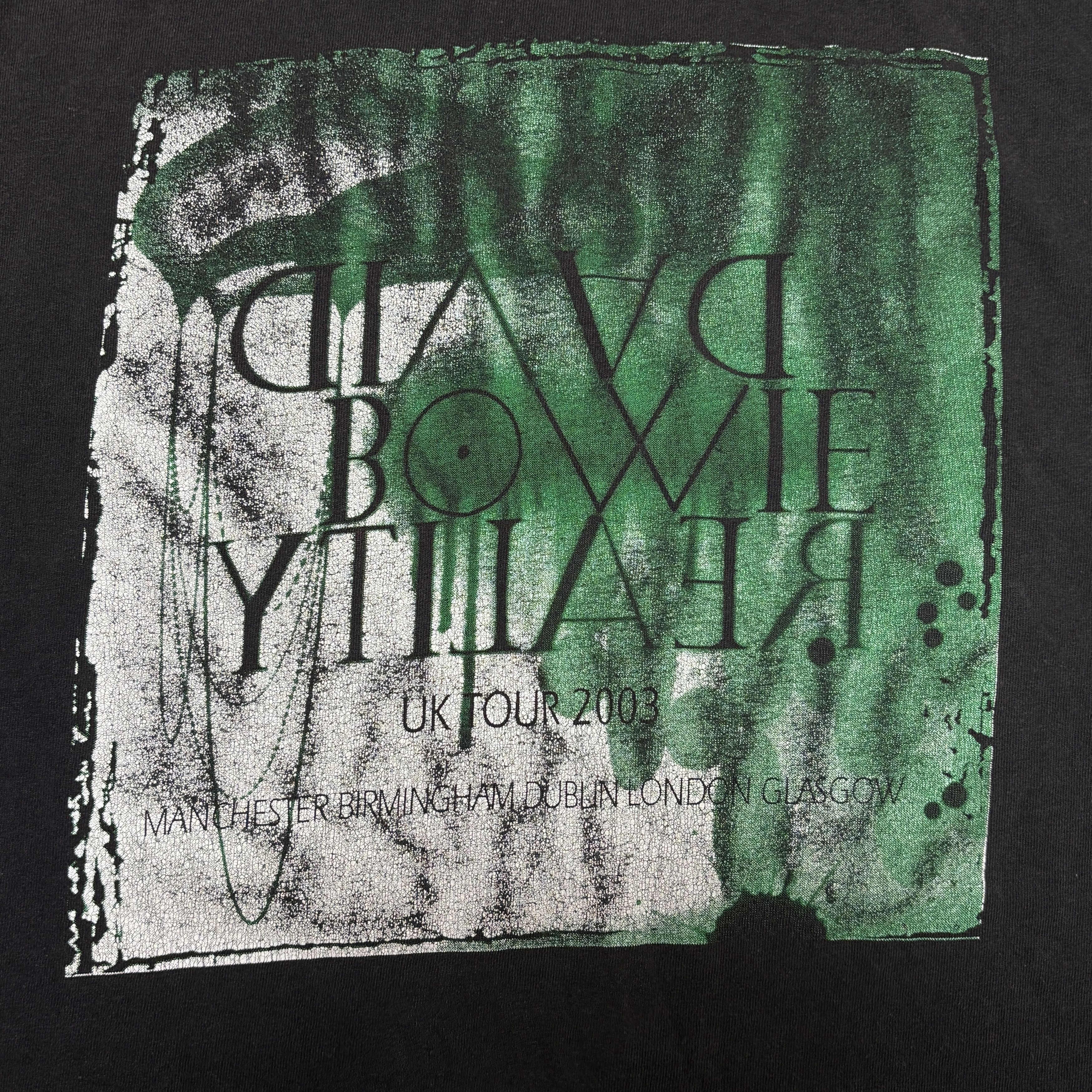 Band Tees Vintage David Bowie Shirt 2003 Tour Vintage Band Tees Size US XL / EU 56 / 4 - 15 Thumbnail