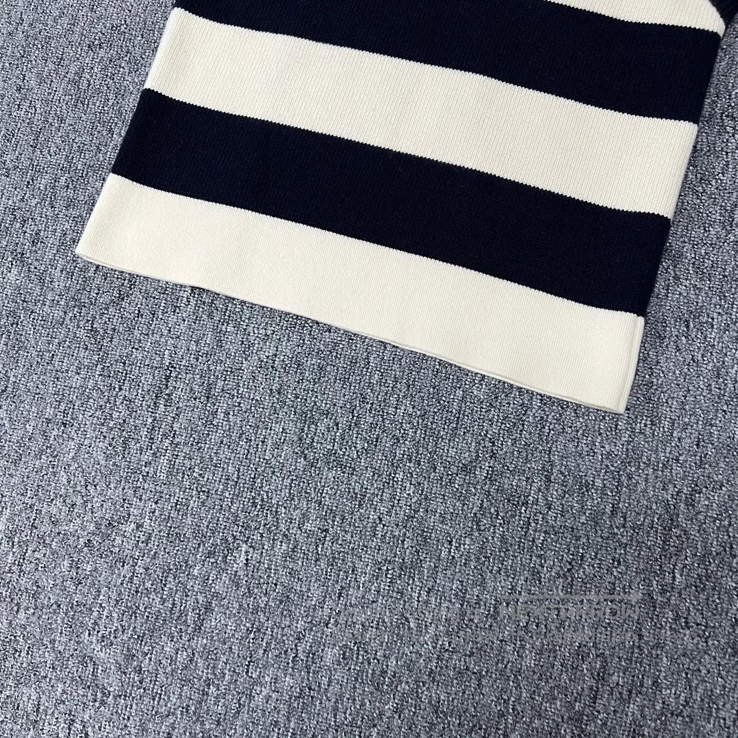 Dior Dior Black and white striped sleeveless cashmere knit top| Size S / US 4 / IT 40 - 4 Thumbnail