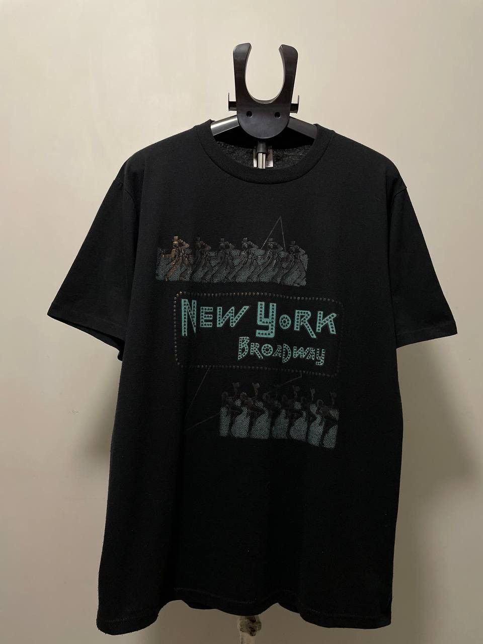Vintage New York Broadway Vintage T shirt Jerzees Made in USA Size US XL / EU 56 / 4 - 1 Thumbnail