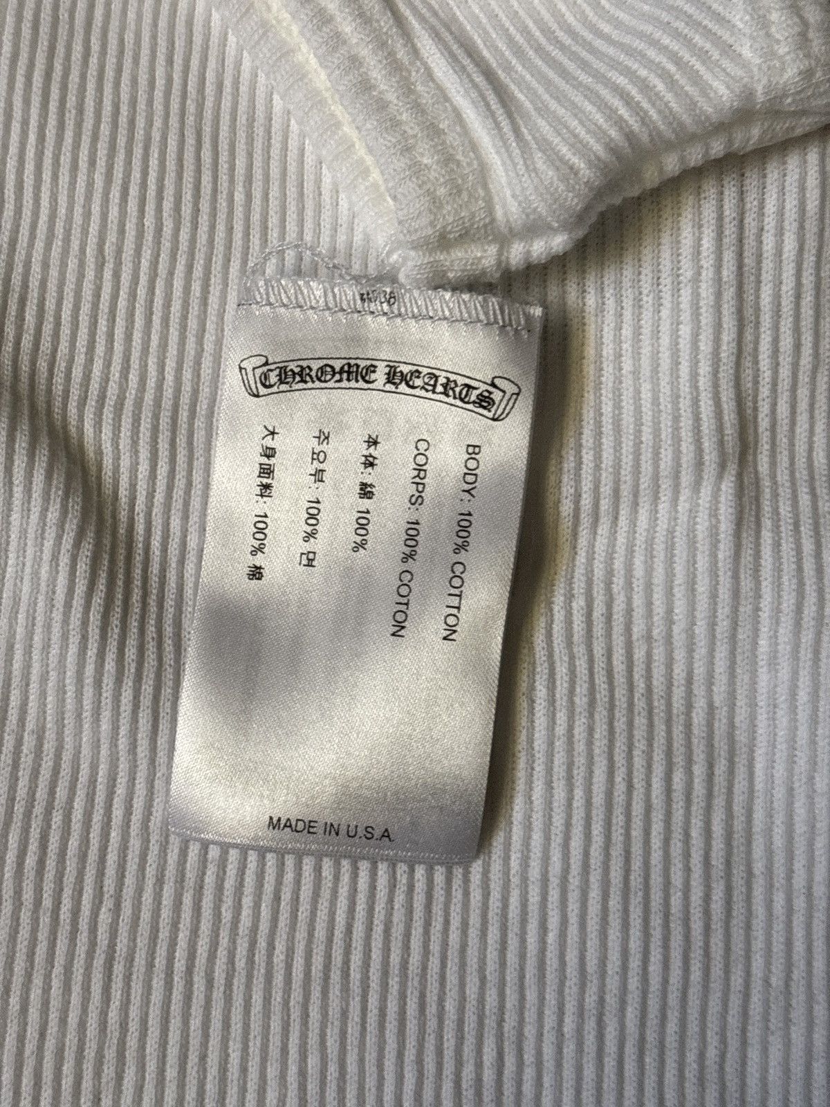 Chrome Hearts × The Rolling Stones Chrome hearts rolling stones 2024 tour tank top white large Size US L / EU 52-54 / 3 - 6 Thumbnail