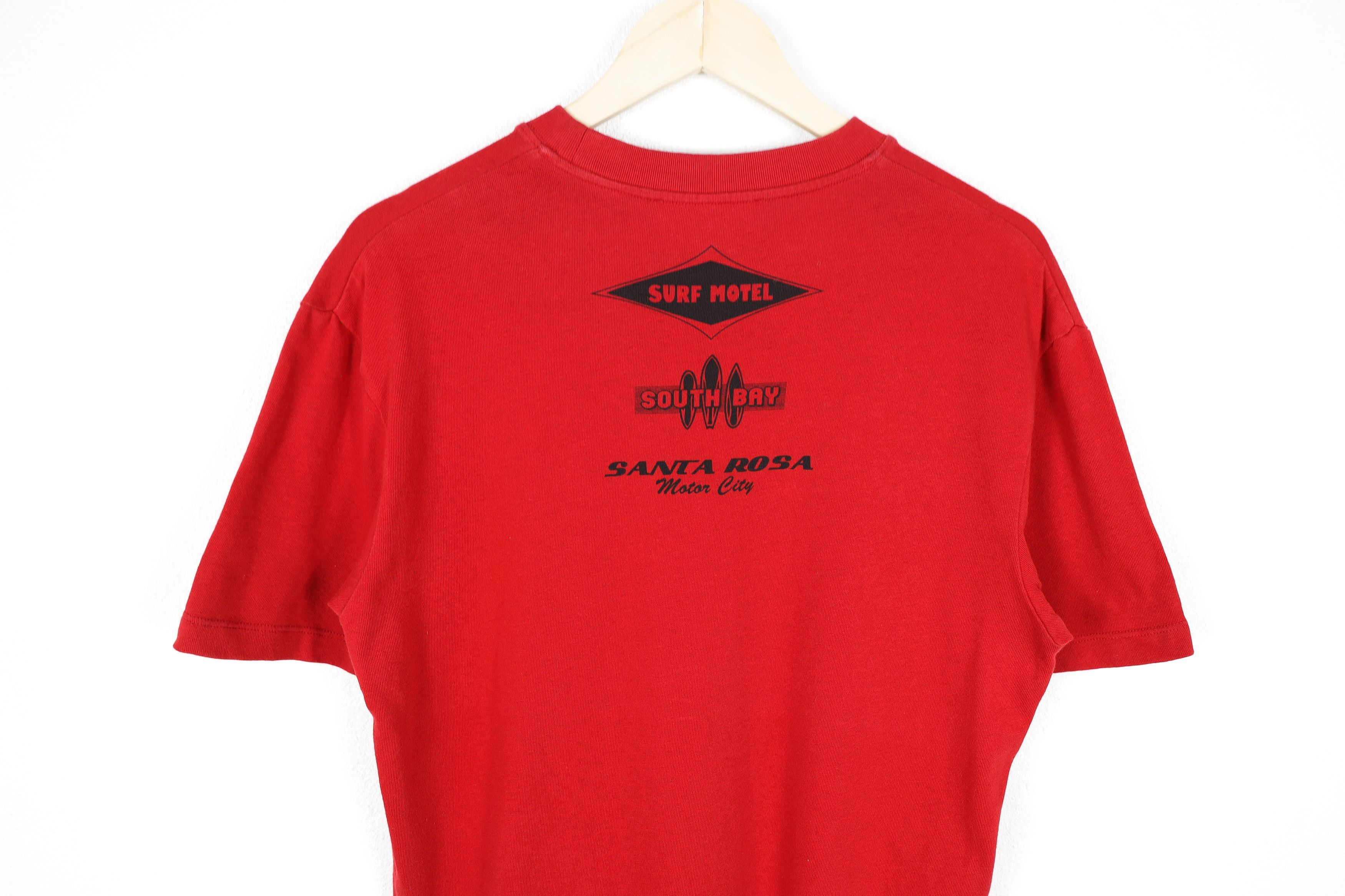 Alexander McQueen Alexander McQueen MCQ Surf Motel Beach Bay Printed Tee Size US M / EU 48-50 / 2 - 9 Thumbnail