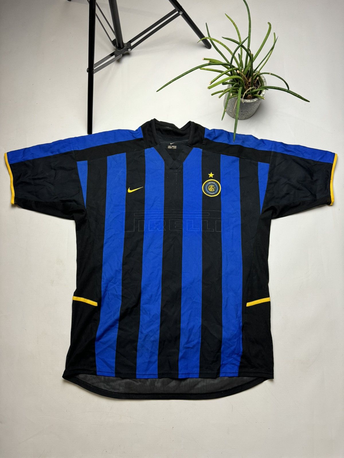 Nike × Vintage Nike Inter Milan 2002 Jersey – Retro Soccer Kit y2k Size US L / EU 52-54 / 3 - 1 Thumbnail