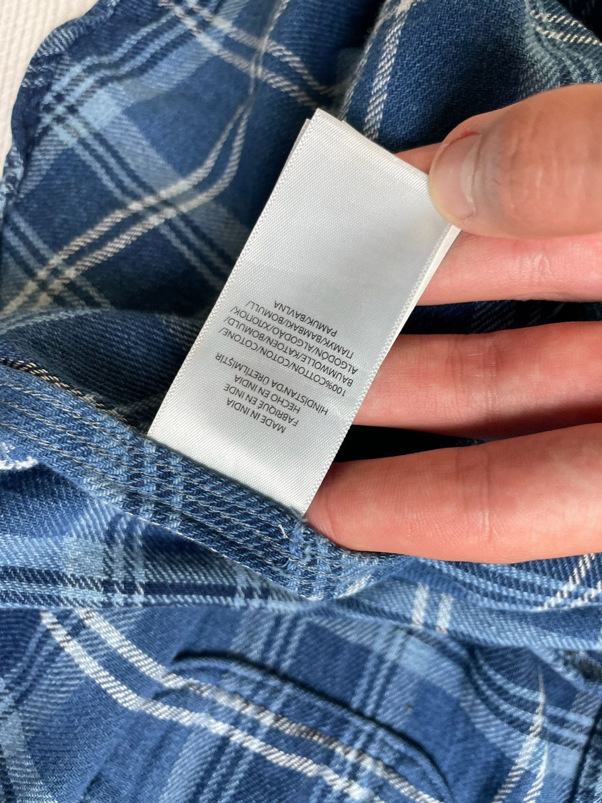 Polo Ralph Lauren Vintage polo Ralph Lauren plaid blue shirt size XXL Size US XXL / EU 58 / 5 - 4 Thumbnail