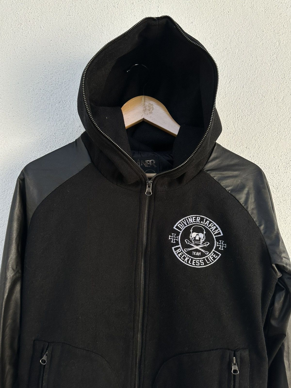 If Six Was Nine Deviner Skull Punk Full Zipper Jacket Size US M / EU 48-50 / 2 - 8 Thumbnail