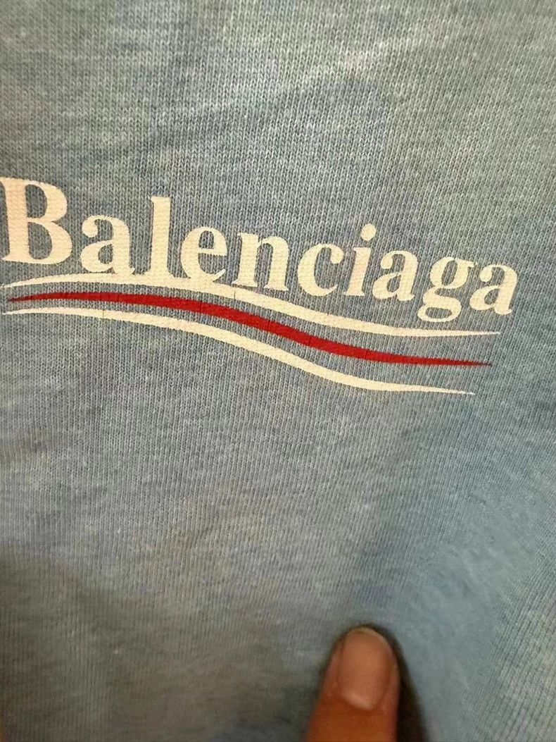 Balenciaga Balenciaga Haze Blue Cola Short Sleeve Size XXS / US 00 / IT 34 - 5 Thumbnail