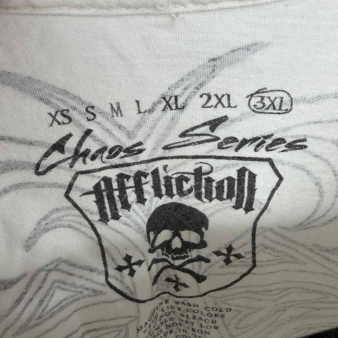 Affliction Affliction Chaos Series T-Shirt 3XL Skull Graphic MMA Tee Size US XXL / EU 58 / 5 - 3 Thumbnail
