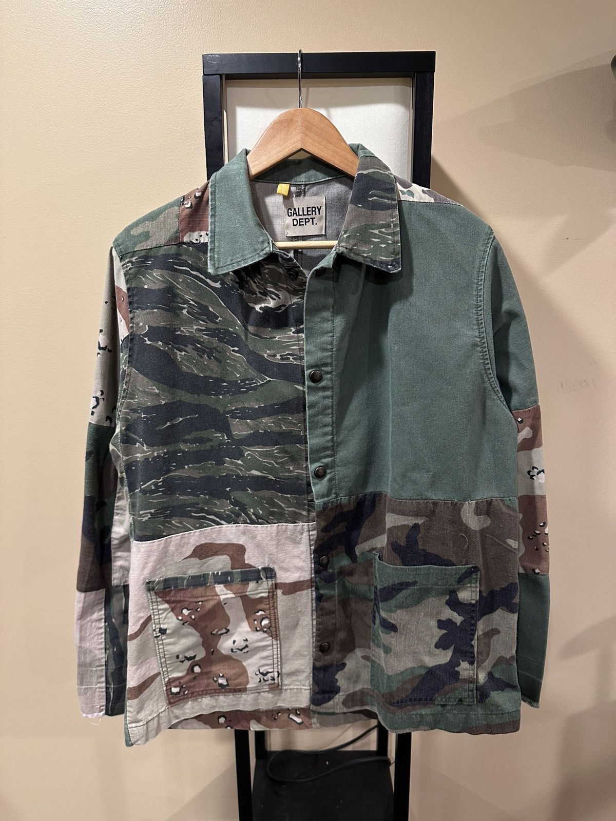 Gallery Dept. Gallery Dept Camo Print Patchwork Twill Shirt Jacket Size US M / EU 48-50 / 2 - 8 Thumbnail