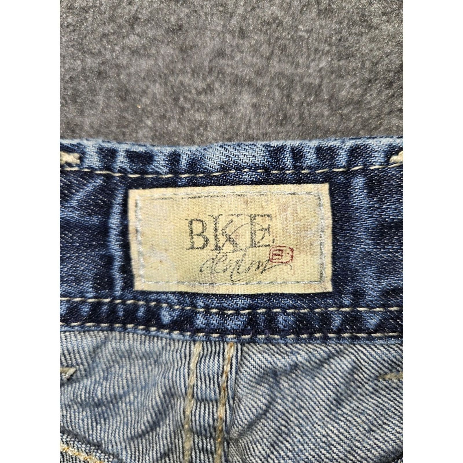 Vintage BKE Whitney Jeans Women's 31x31 Bootcut Blue Denim Solid Embroidered Logo Buckle Bke Preppy Cowboy Rock Everyday Casual Regular Size 24" / US 00 / IT 34 - 2 Thumbnail