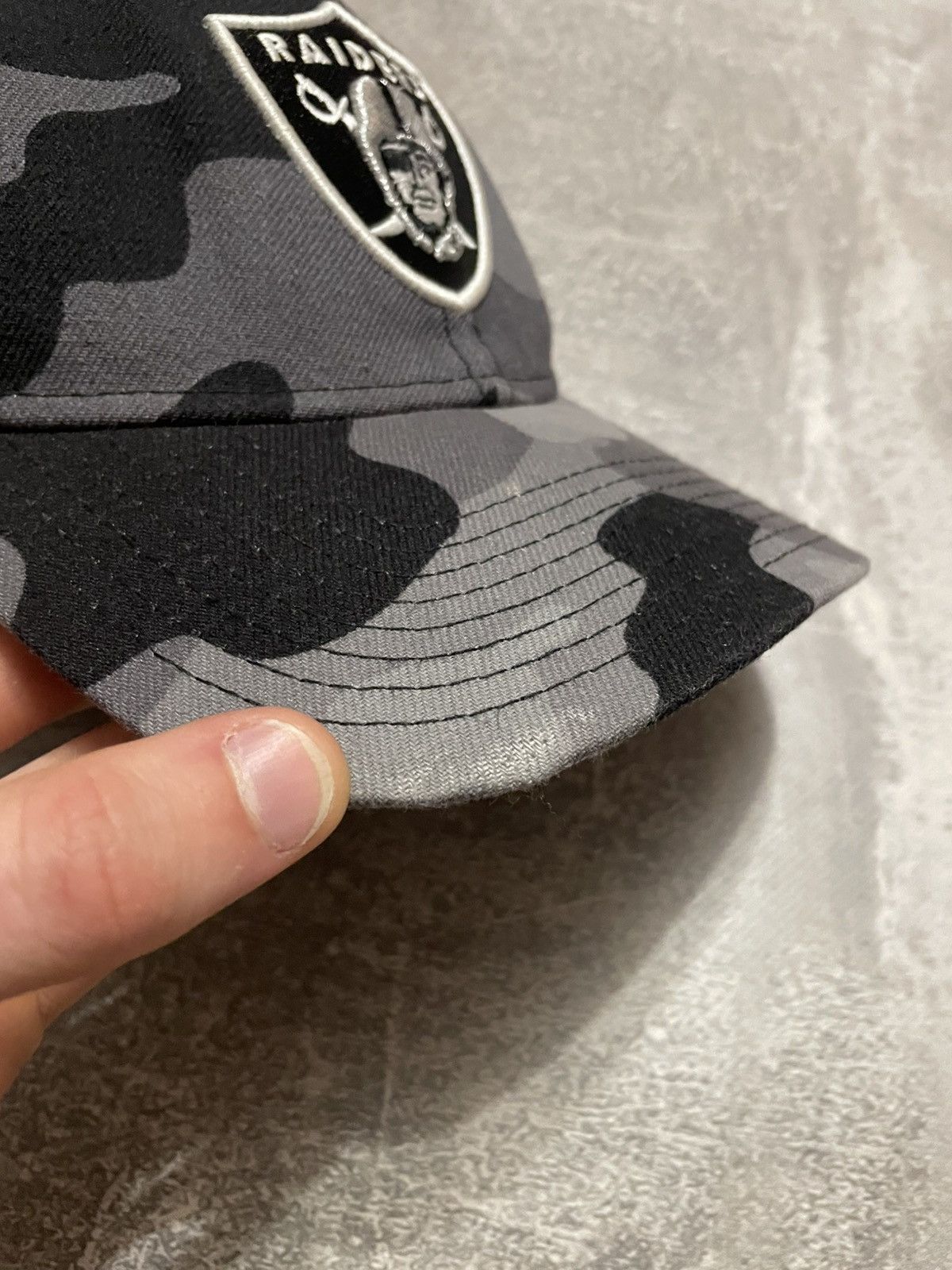 NFL × New Era × Vintage Vintage Raiders New Era NFL Camo Cap Hat Size ONE SIZE - 9 Thumbnail