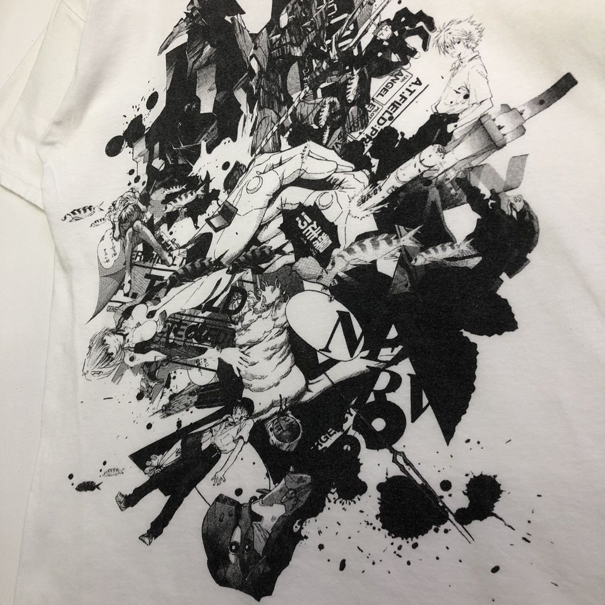 Anime Vintage Evangelion Anime Grafiti Tshirt Size US S / EU 44-46 / 1 - 8 Thumbnail
