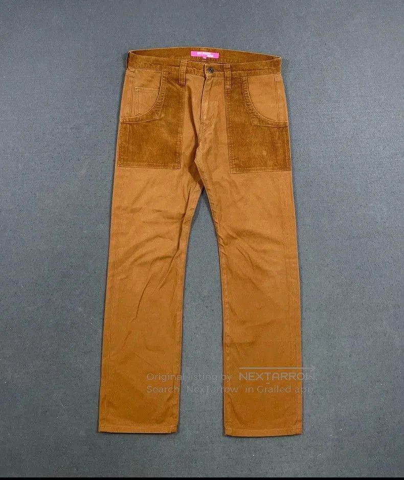 Junya Watanabe Junya Watanabe Corduroy Patchwork Casual Pants. Size US 29 - 1 Thumbnail