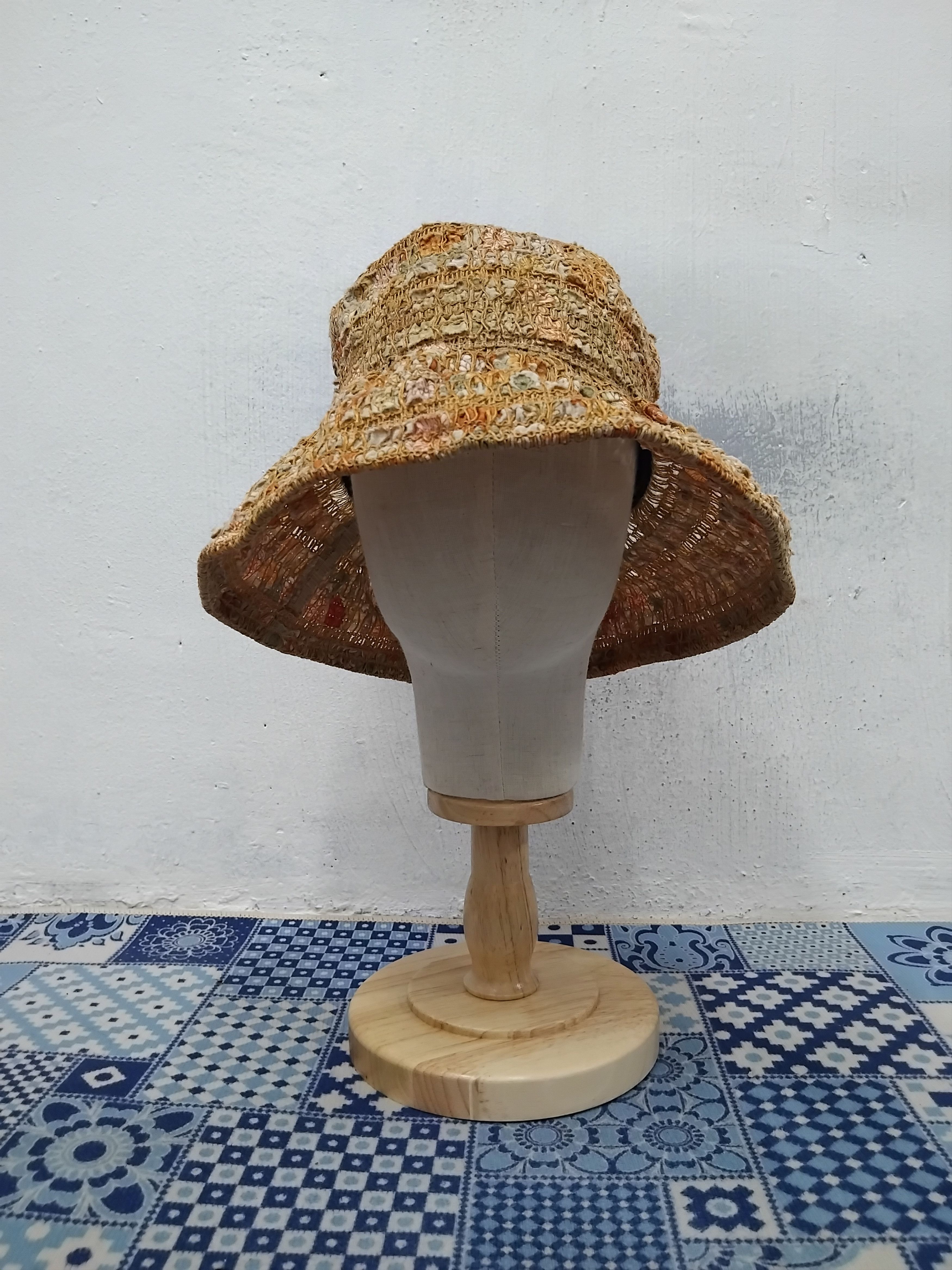 Japanese Brand Abstract art Japanese style hat Size ONE SIZE - 1 Thumbnail