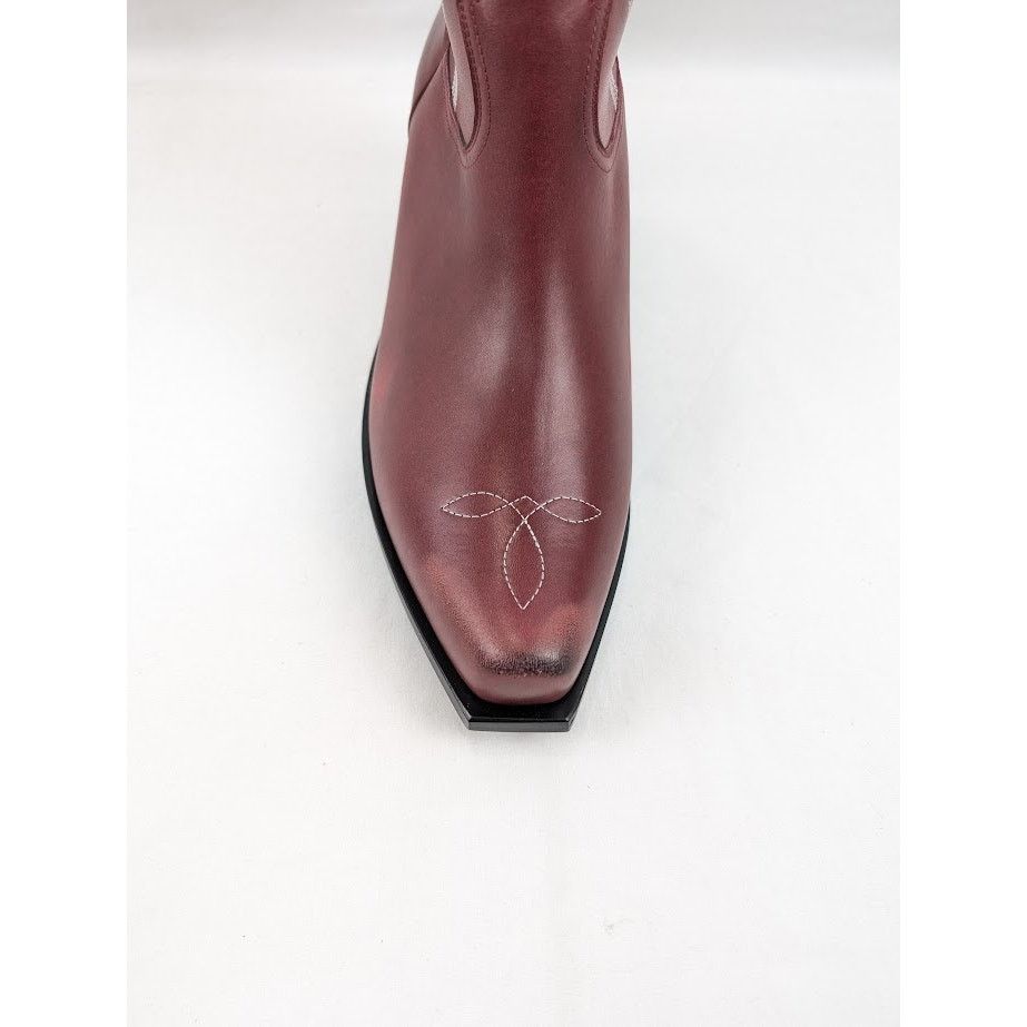 Enfants Riches Deprimes o1rshd1 Swiss Cowboy Boots Cow Glazed in Vintage Red/Cream Size US 11 / EU 44 - 5 Thumbnail