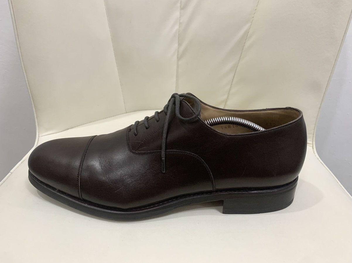 Carmina CARMINA SHOEMAKER OXFORD CAPTOE IN DARK BROWN LACE-UP SHOES Size US 8.5 / EU 41-42 - 4 Thumbnail